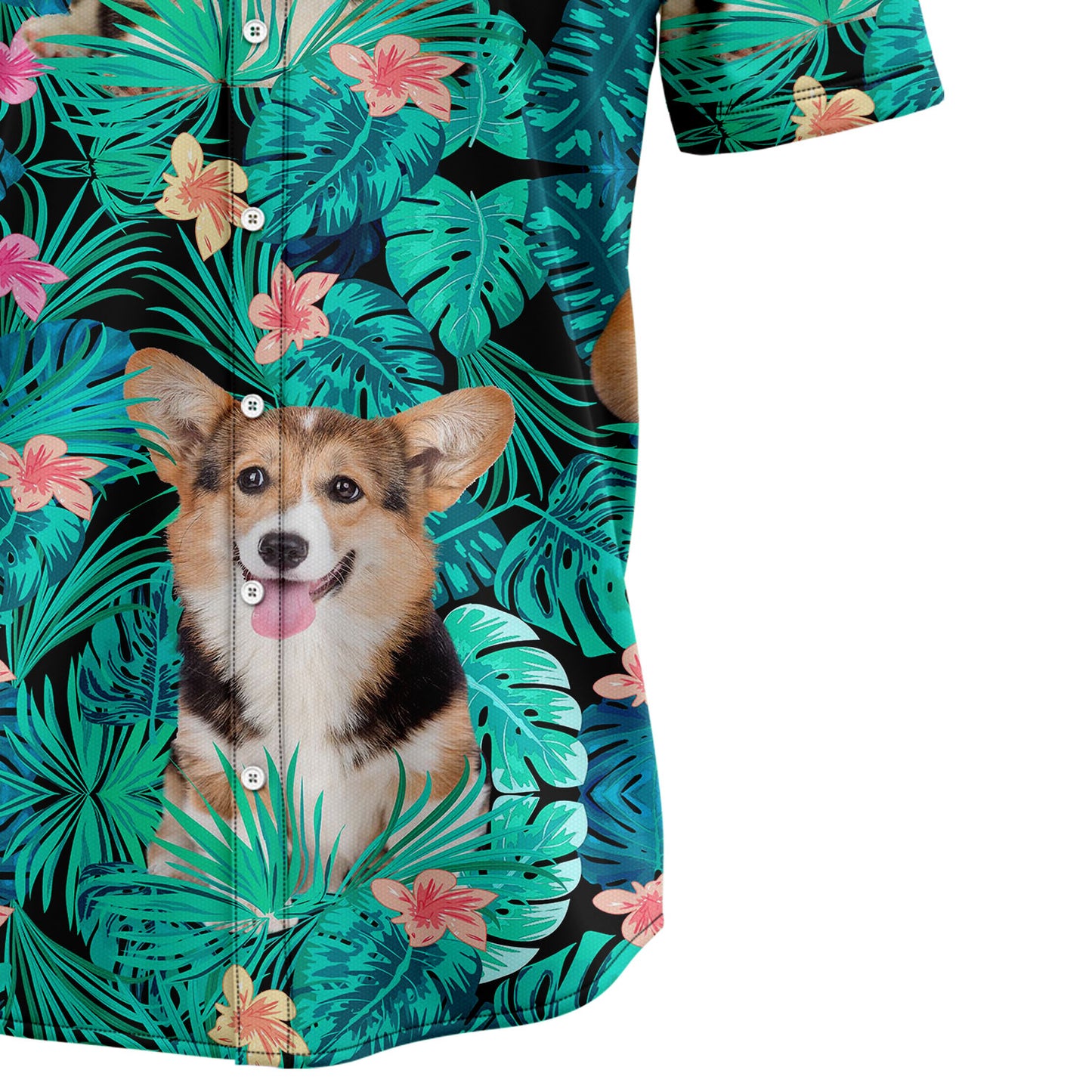 Pembroke Welsh Corgi Tropical T0207 Hawaiian Shirt