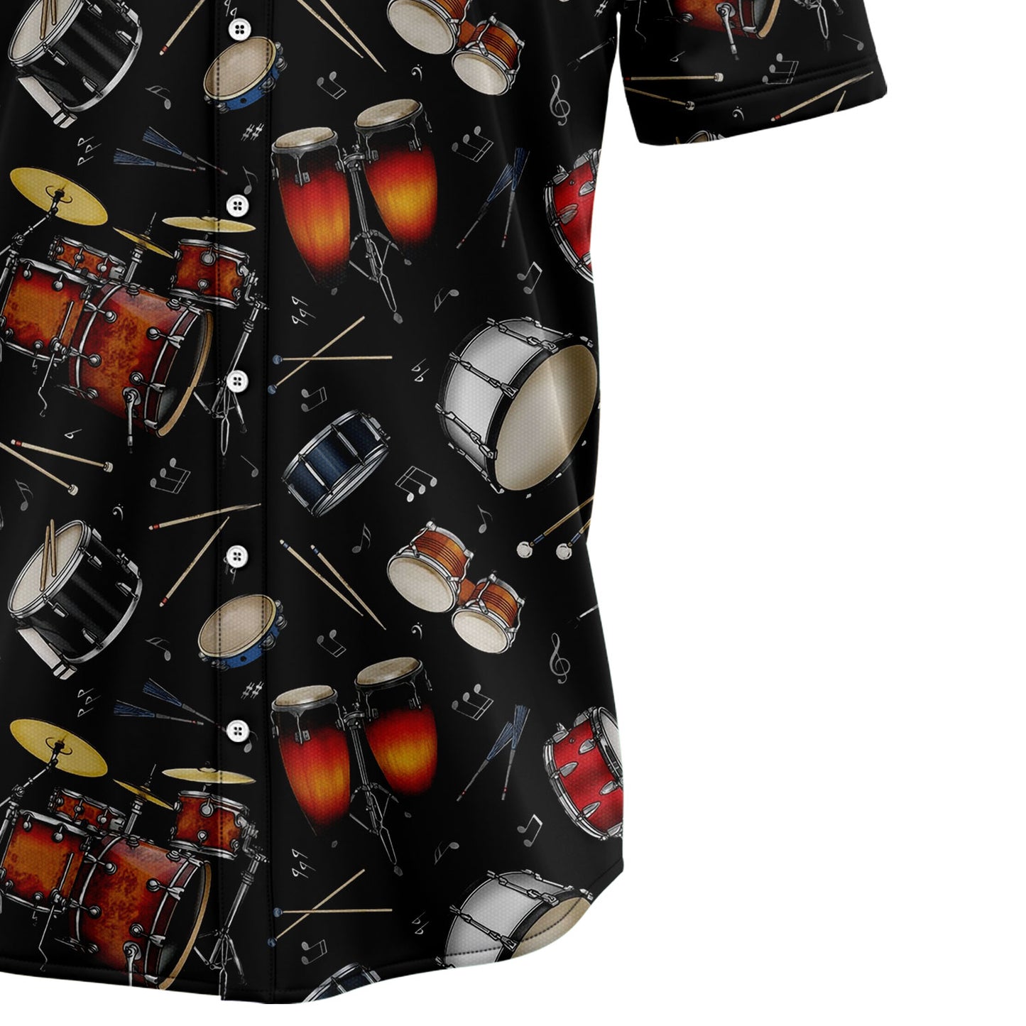 Drum Retro G5806 Hawaiian Shirt