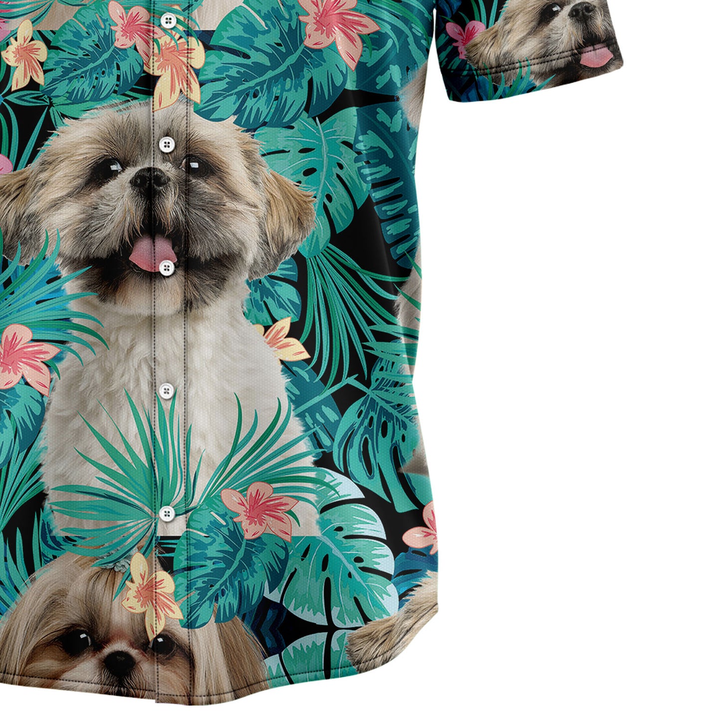 Shih Tzu Tropical T0207 Hawaiian Shirt