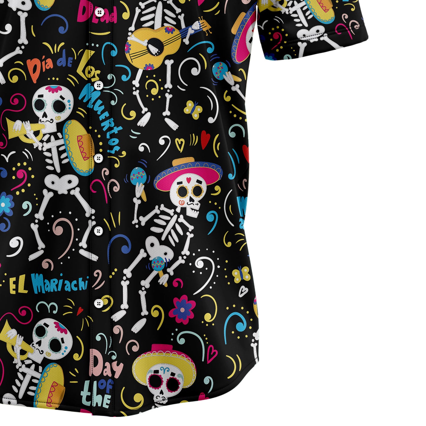 Dancing Day Of The Dead G5723 Hawaiian Shirt