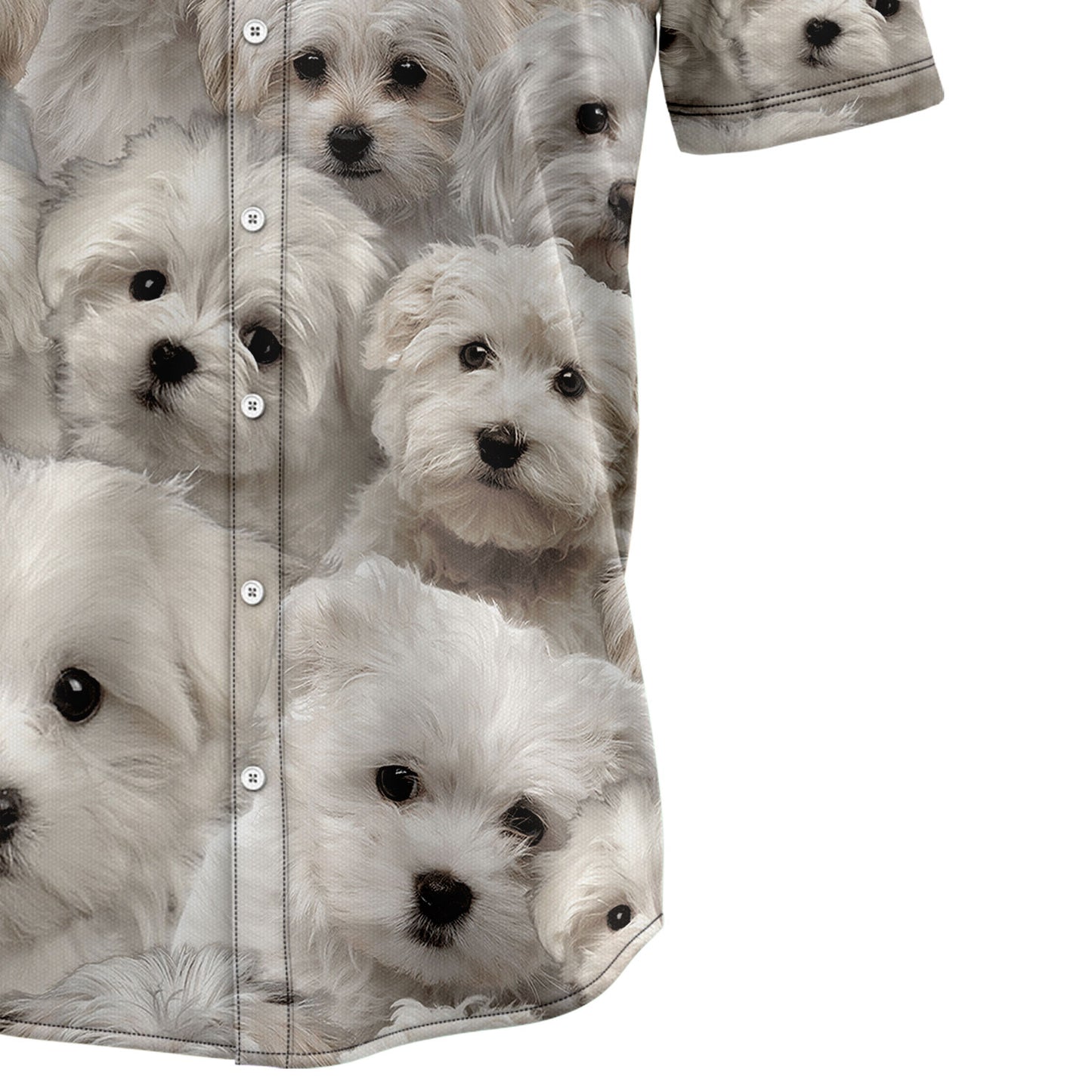 Maltese Awesome D0207 Hawaiian Shirt