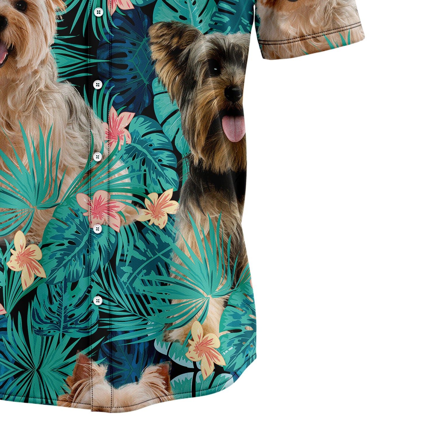 Yorkshire Terrier Tropical T0107 Hawaiian Shirt