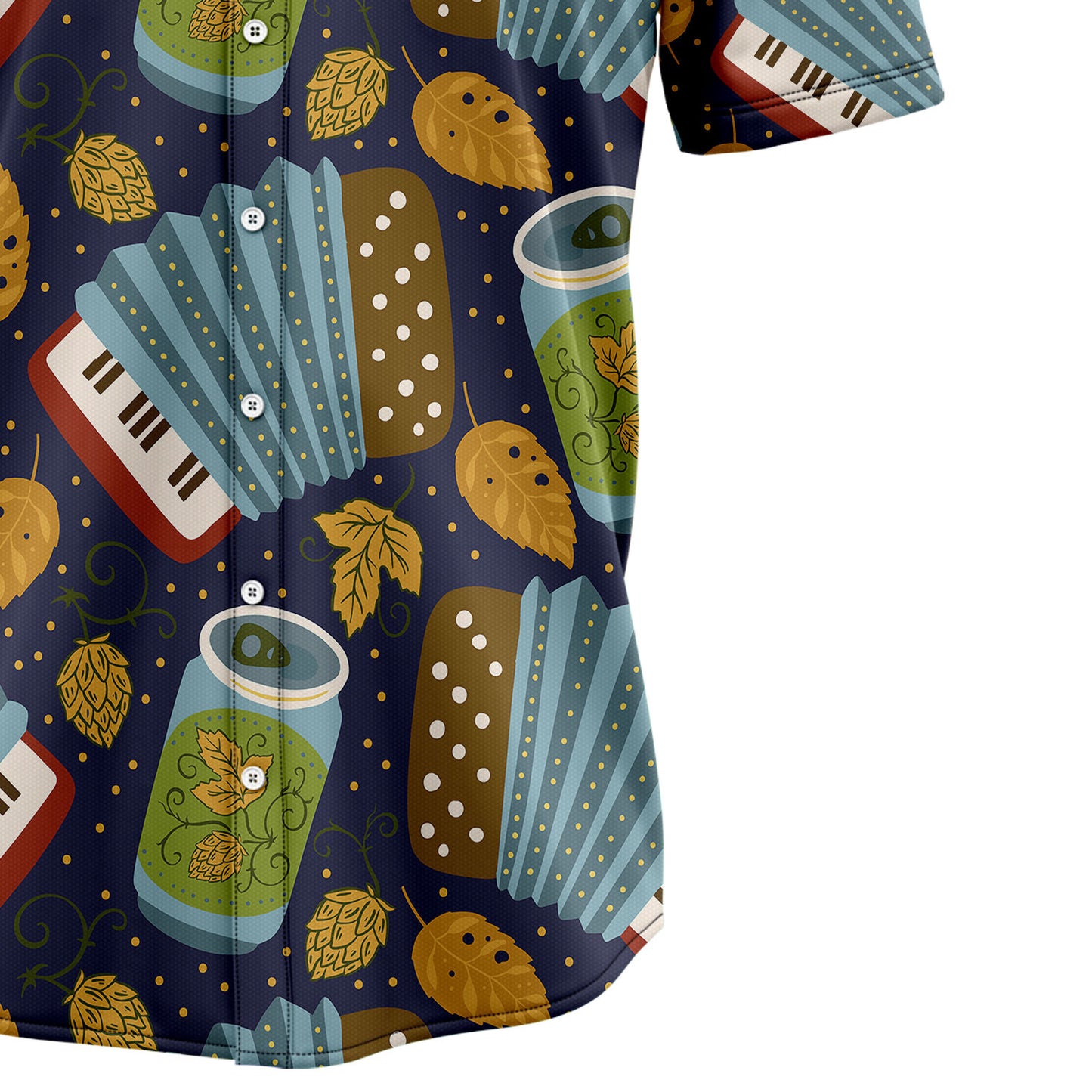 Accordion Beer T1007 Hawaiian Shirt