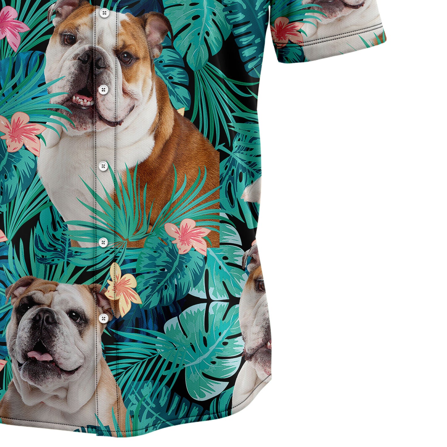 Bulldog Tropical T0207 Hawaiian Shirt