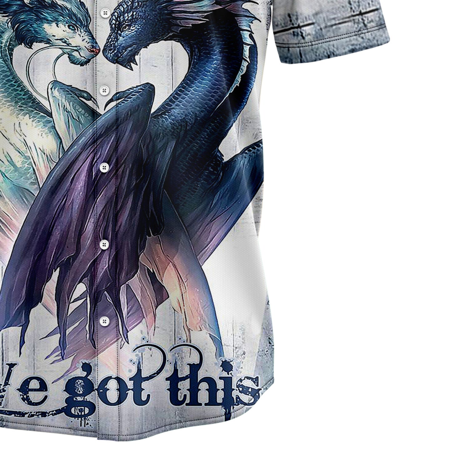 Dragon You And Me Hawaiian Shirt
