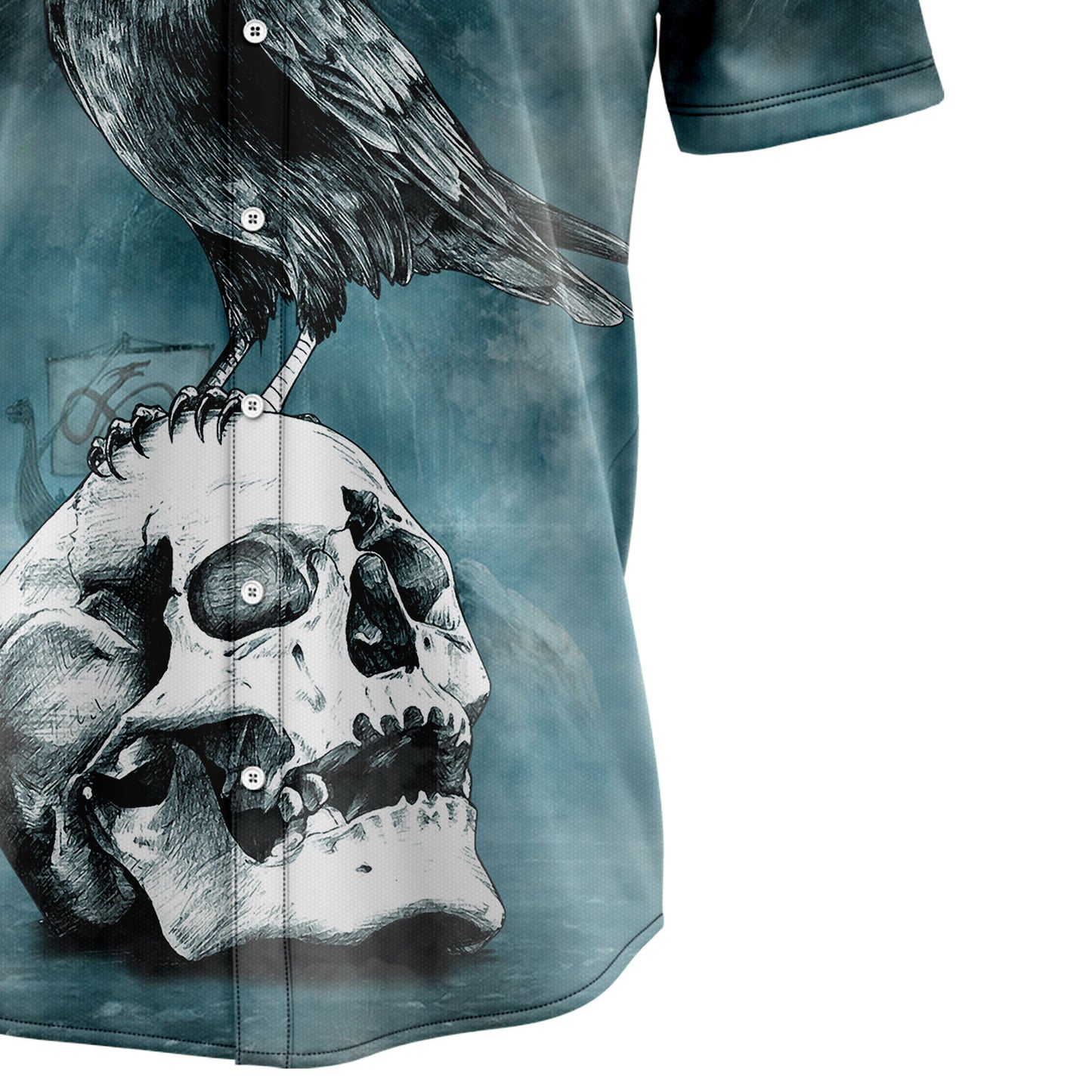 Raven Viking D3007 Hawaiian Shirt