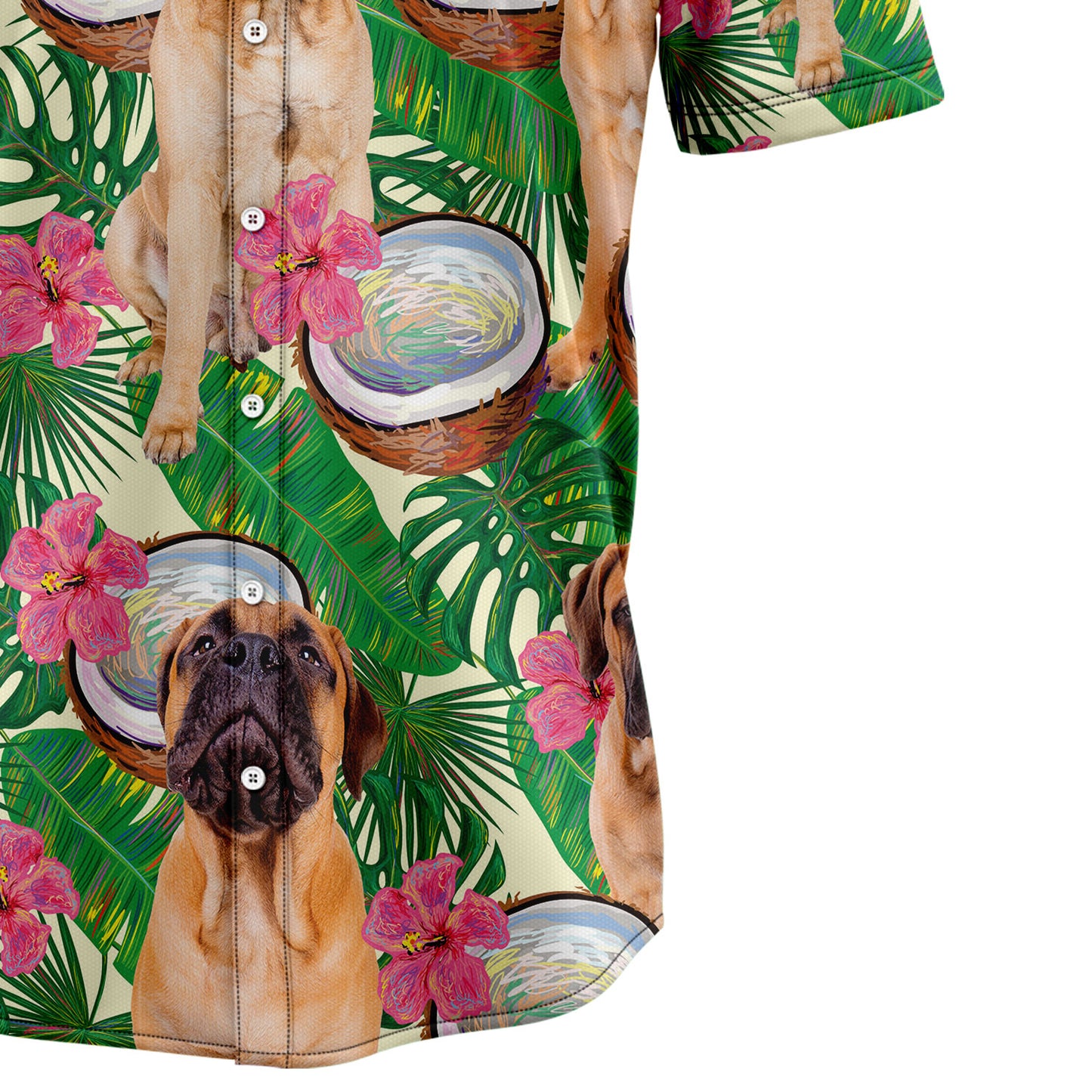 Bullmastiff Tropical Coconut G5731 Hawaiian Shirt