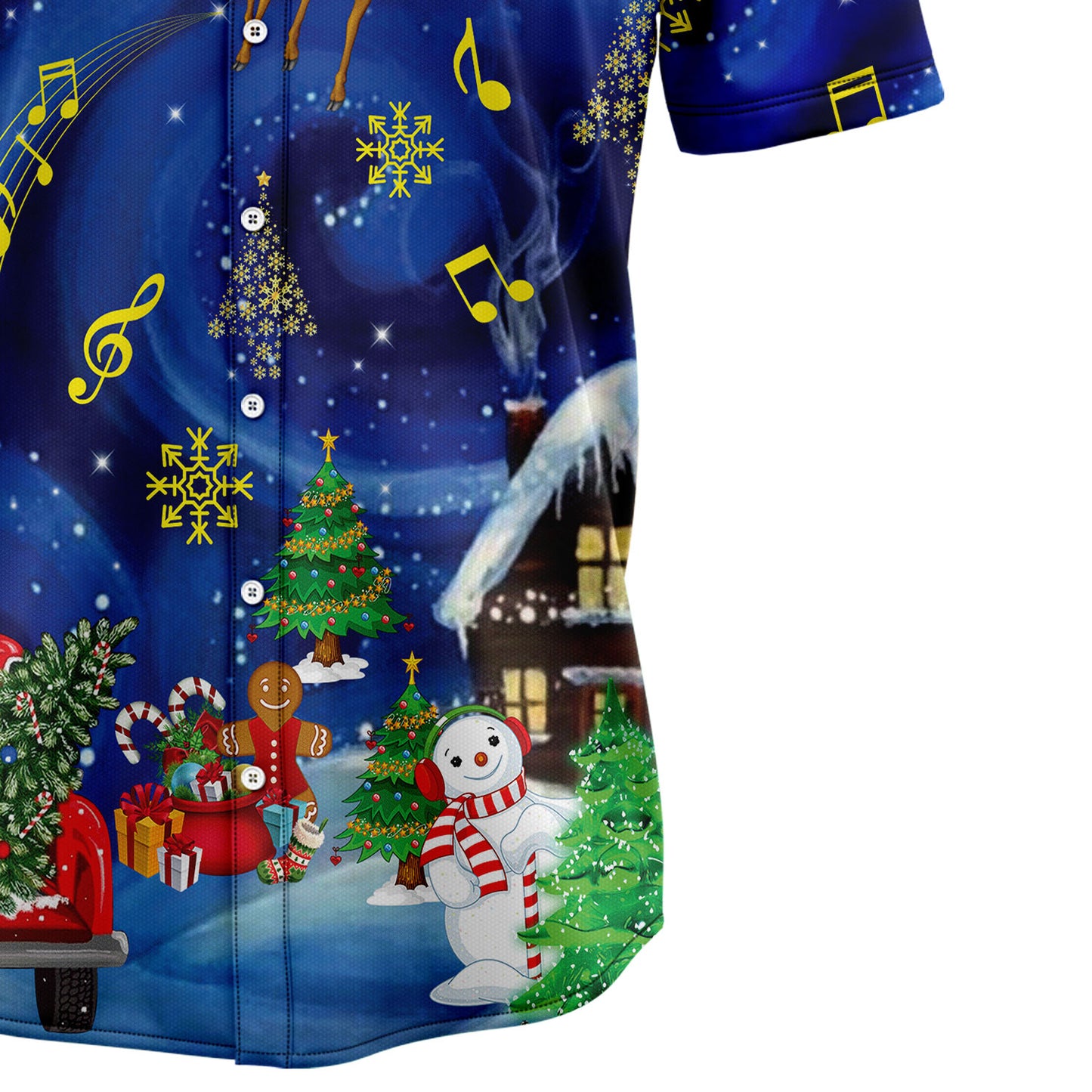 Blue Christmas Sky G51211 Hawaiian Shirt
