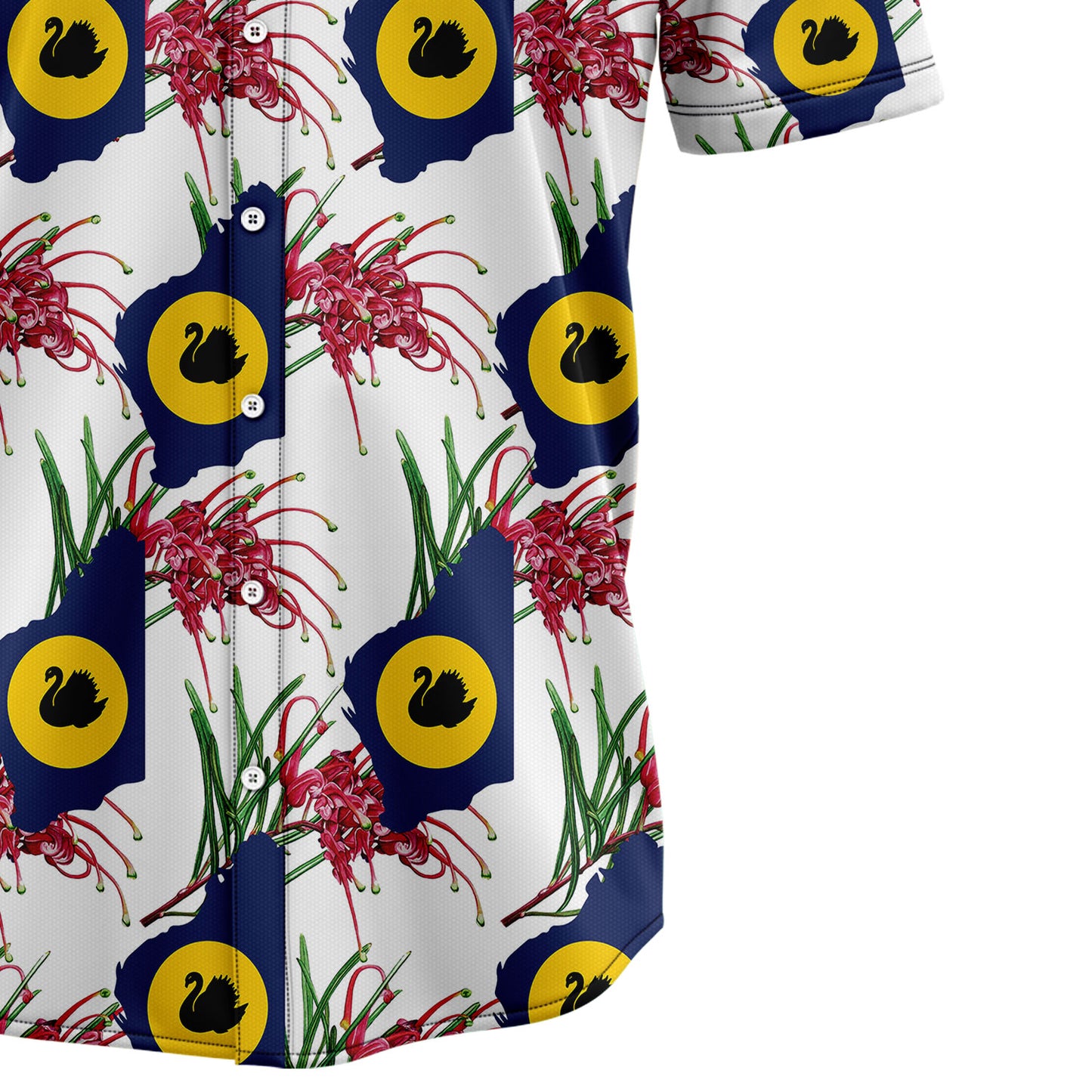Grevillea Flower Perth Western Australia H9914 Hawaiian Shirt
