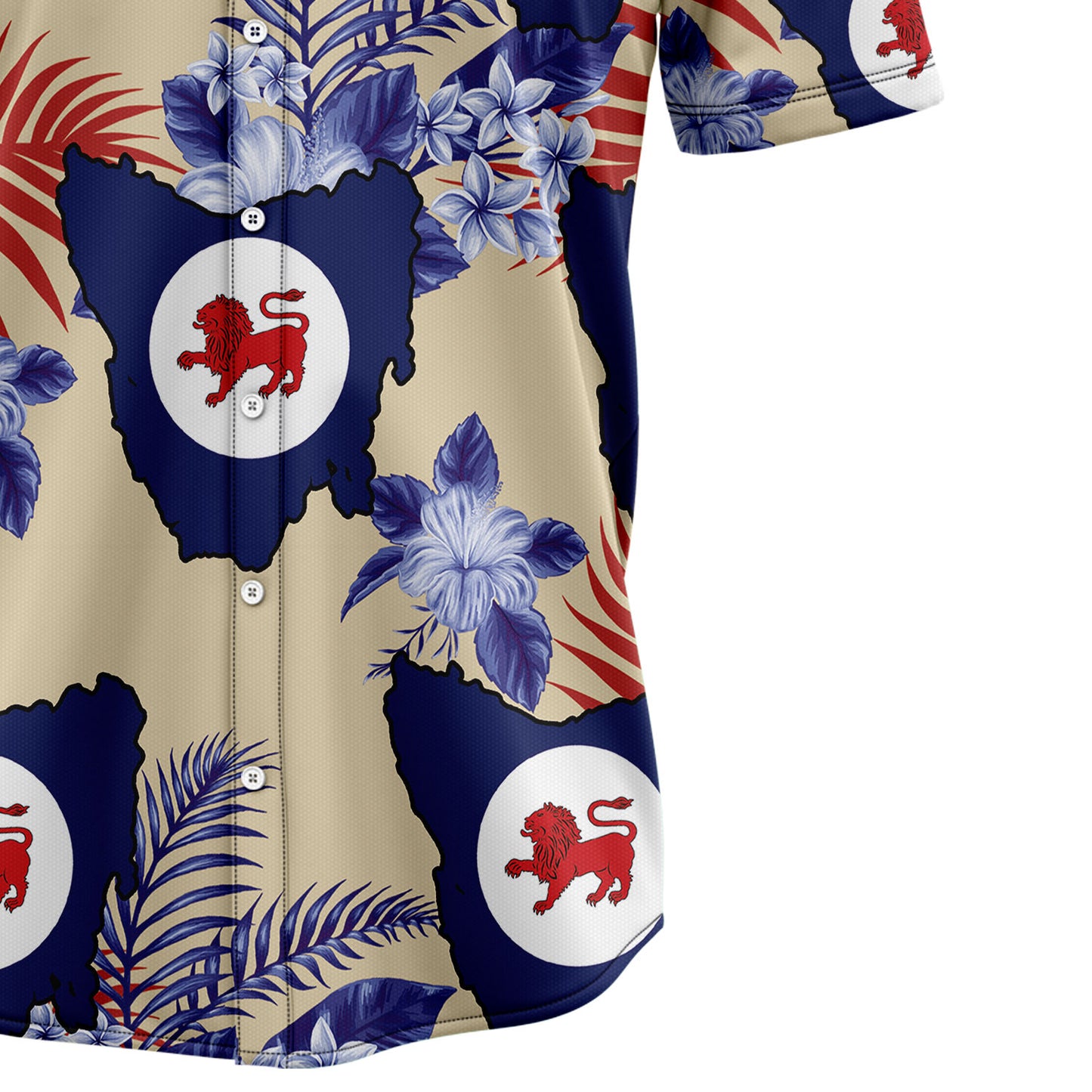 Tasmania Proud H8927 Hawaiian Shirt