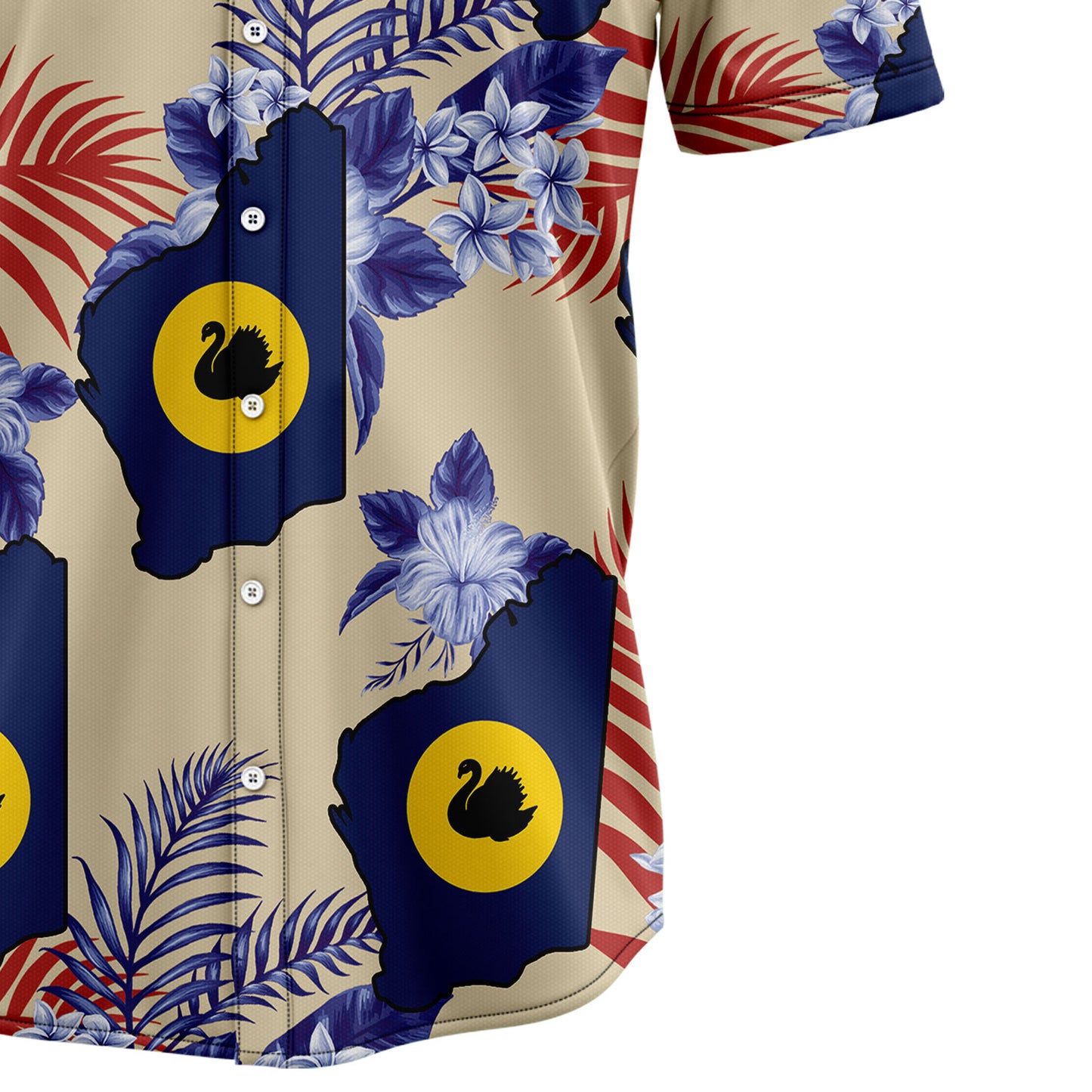 Western Australia Proud H8925 Hawaiian Shirt
