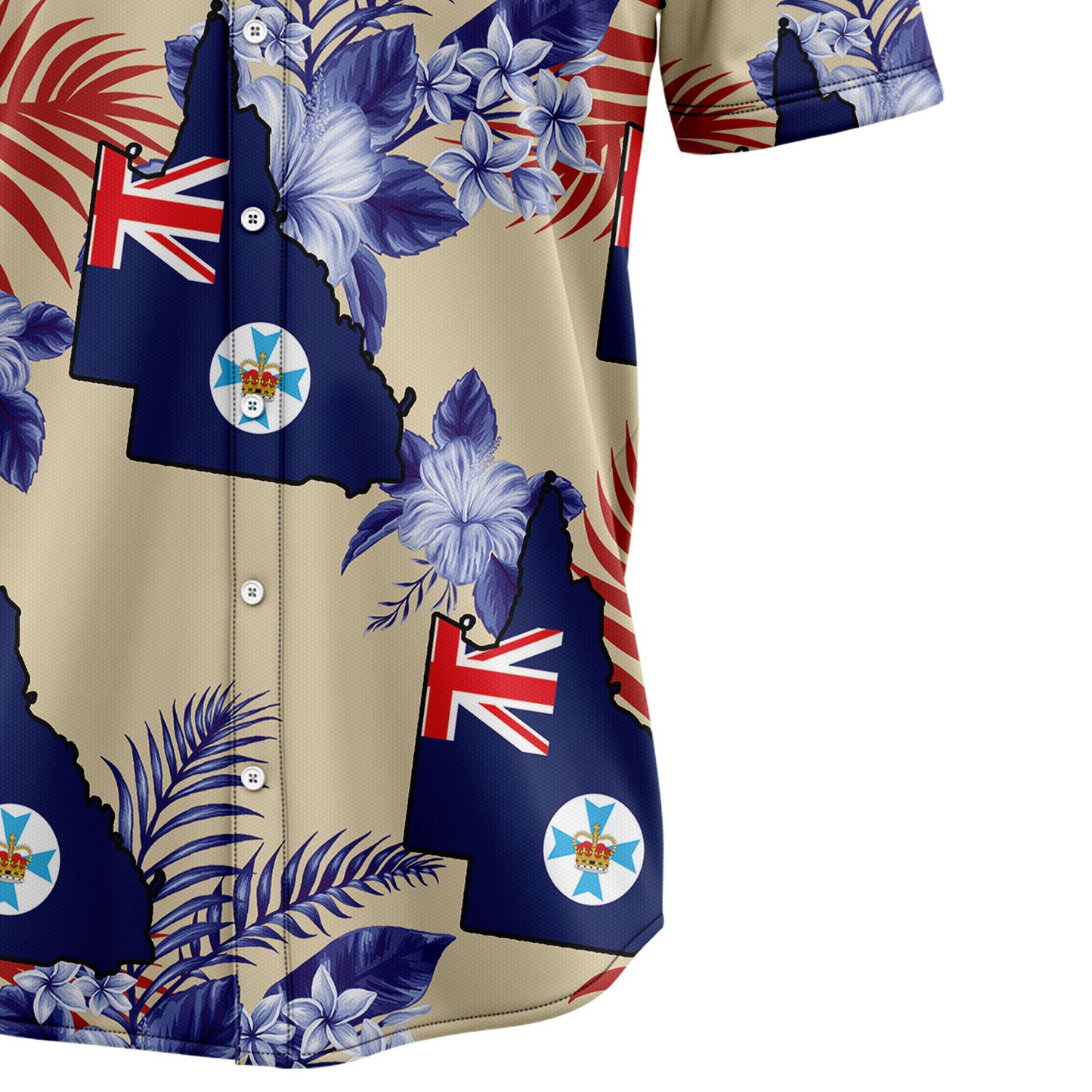 Queensland Proud H8923 Hawaiian Shirt