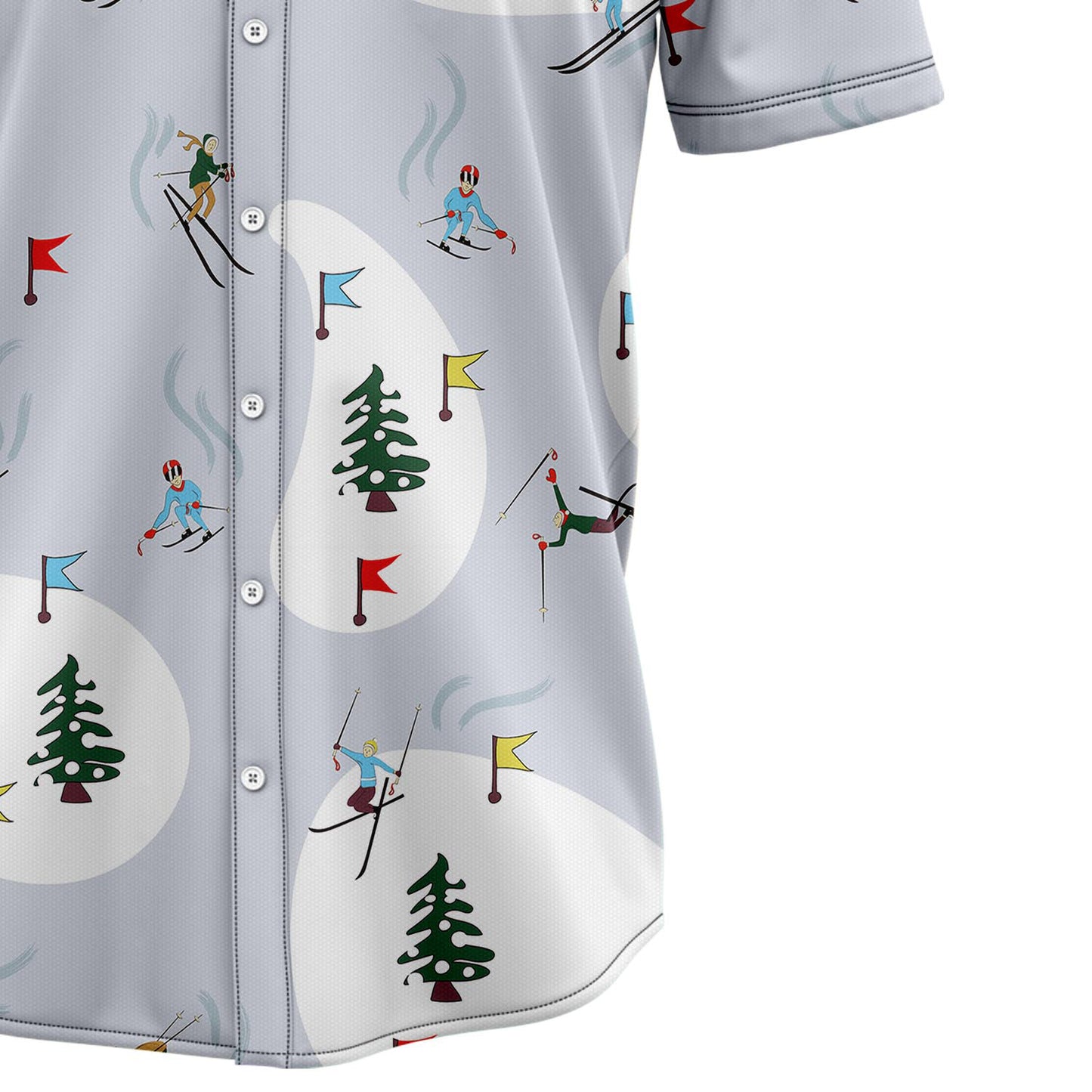 I'm A Skiing Aholic H147005 Hawaiian Shirt