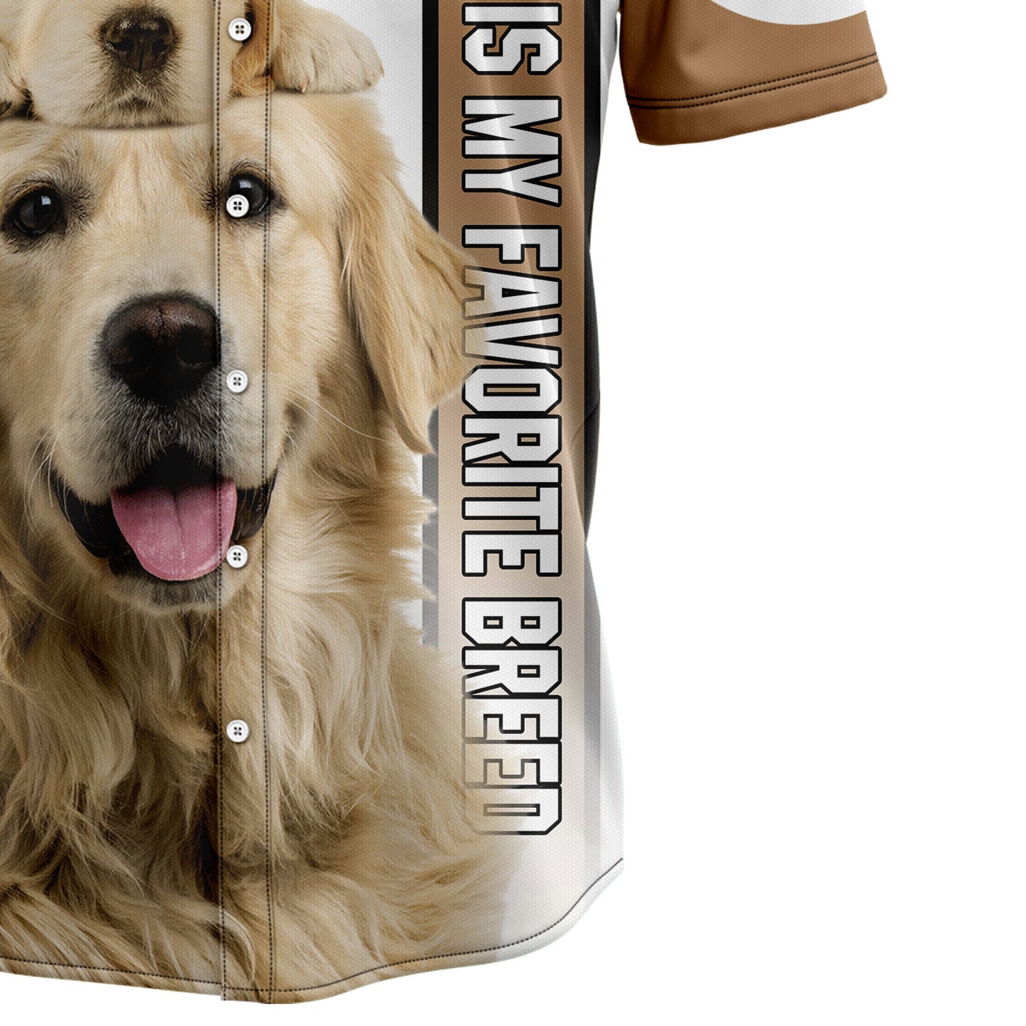 Golden Retriever Is My Favorite Breed G5806 Hawaiian Shirt