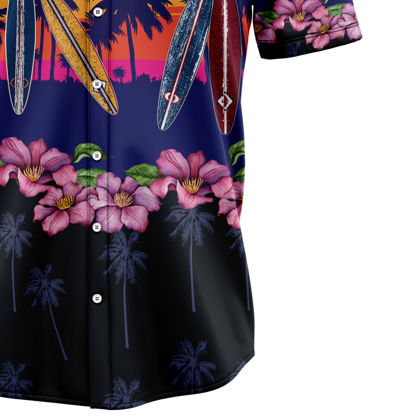 Surf Border Chest G5714 Hawaiian Shirt