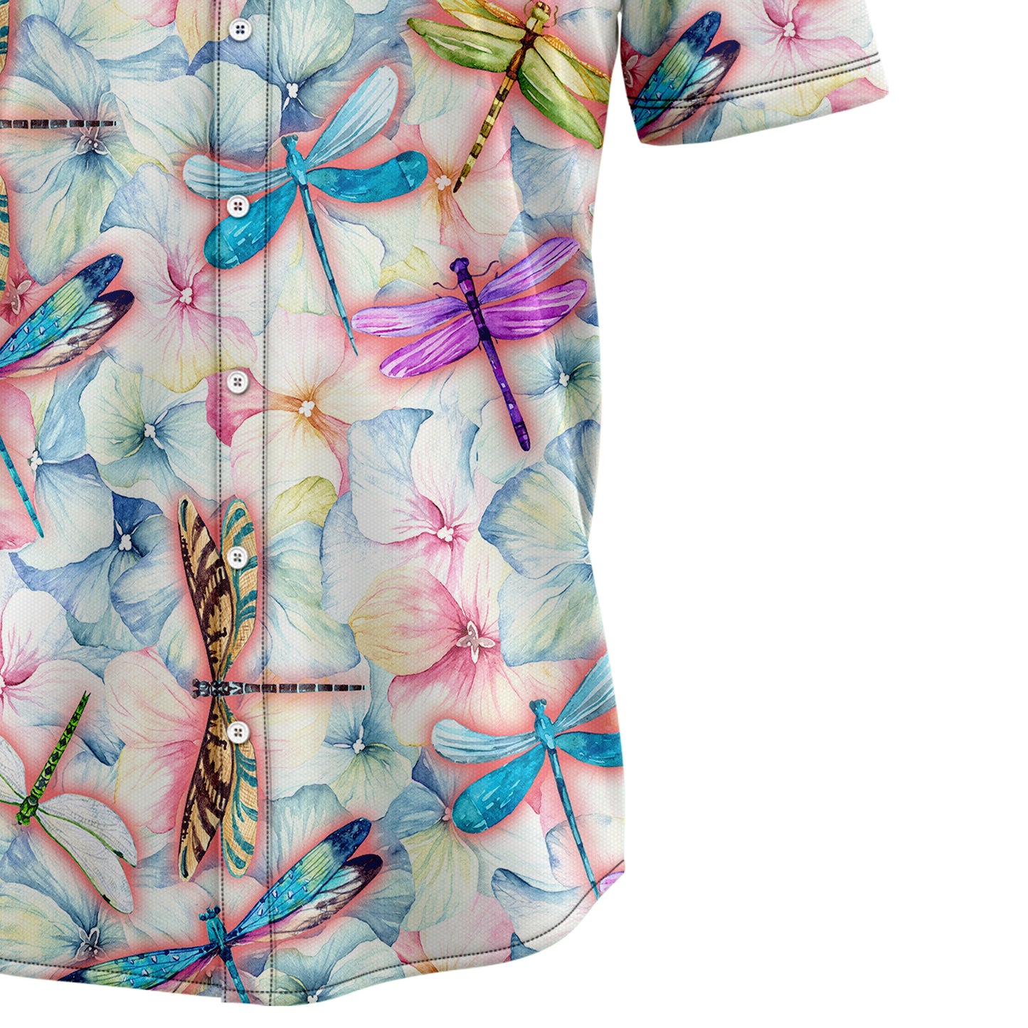 Dragonfly And Vintage Floral H147013 Hawaiian Shirt