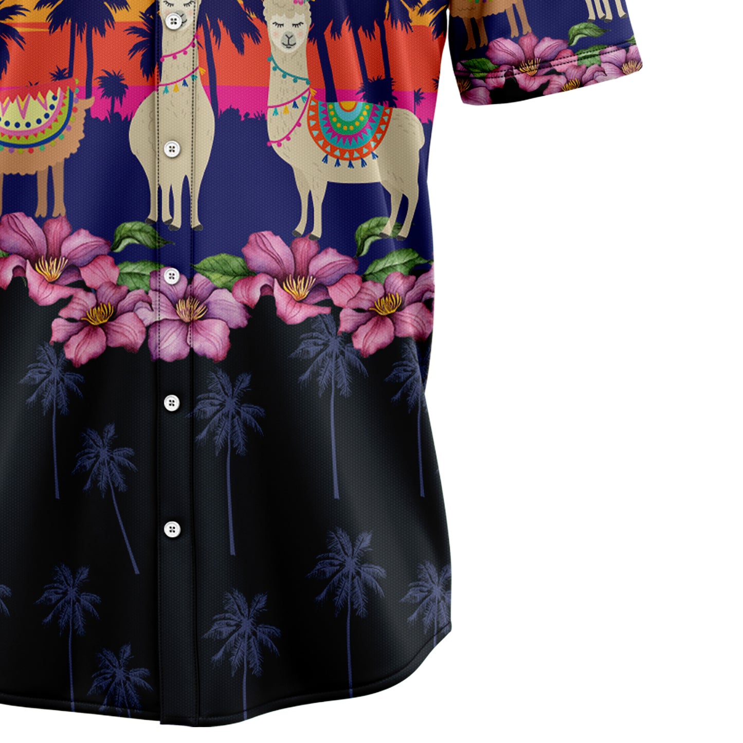 Llama Border Chest G5714 Hawaiian Shirt