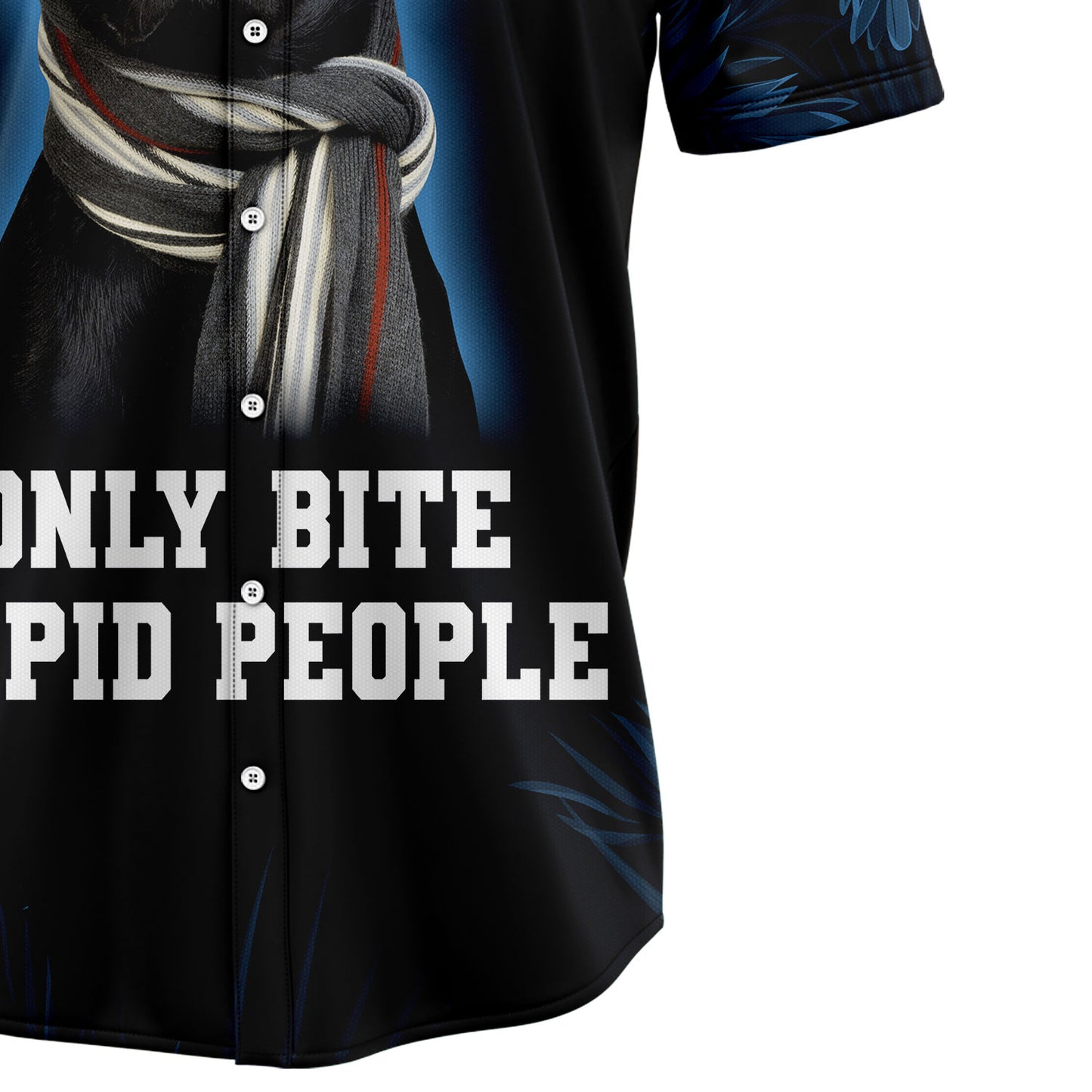 Labrador Retriever Only Bite Stupid People H3821 Hawaiian Shirt