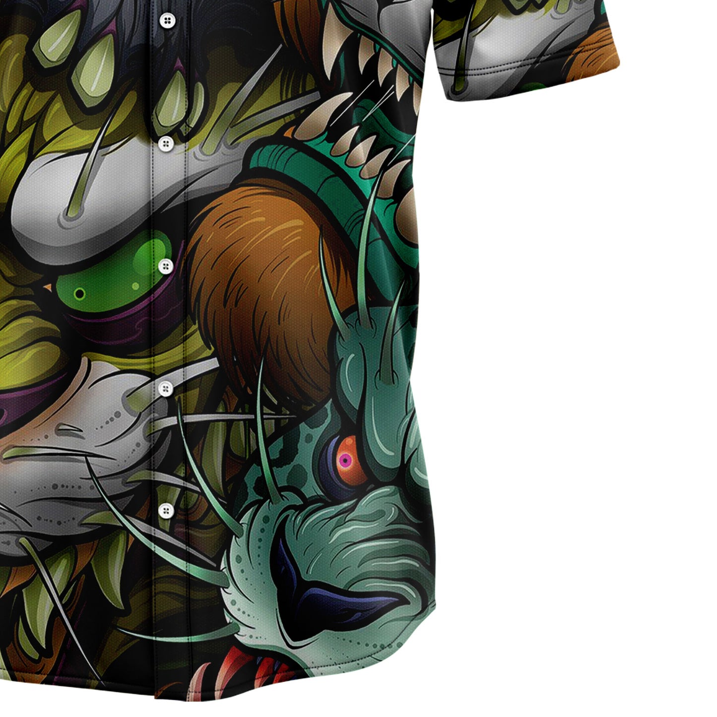 Tigers With Skull G5731 Hawaiian Shirt