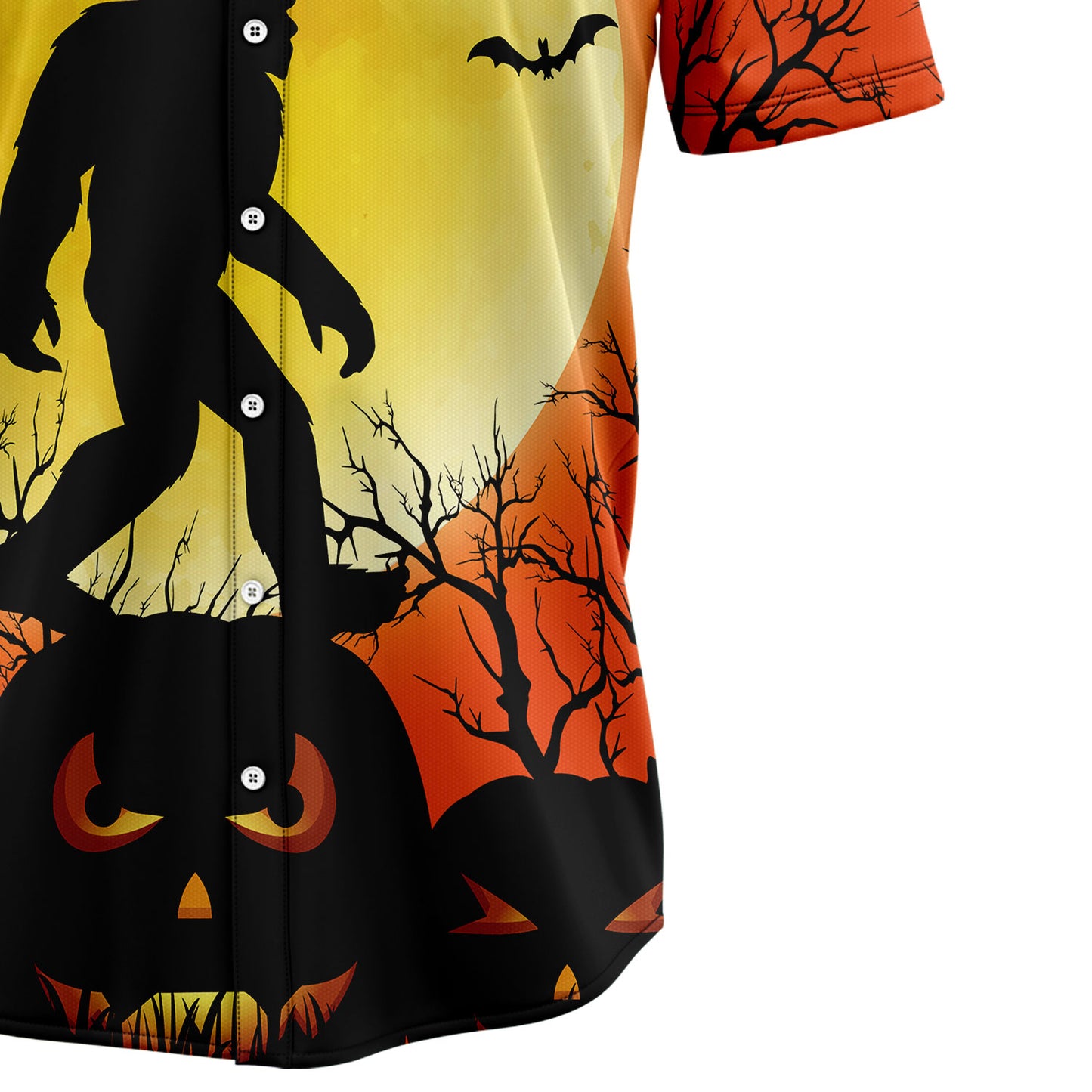 Bigfoot Halloween H3826 Hawaiian Shirt