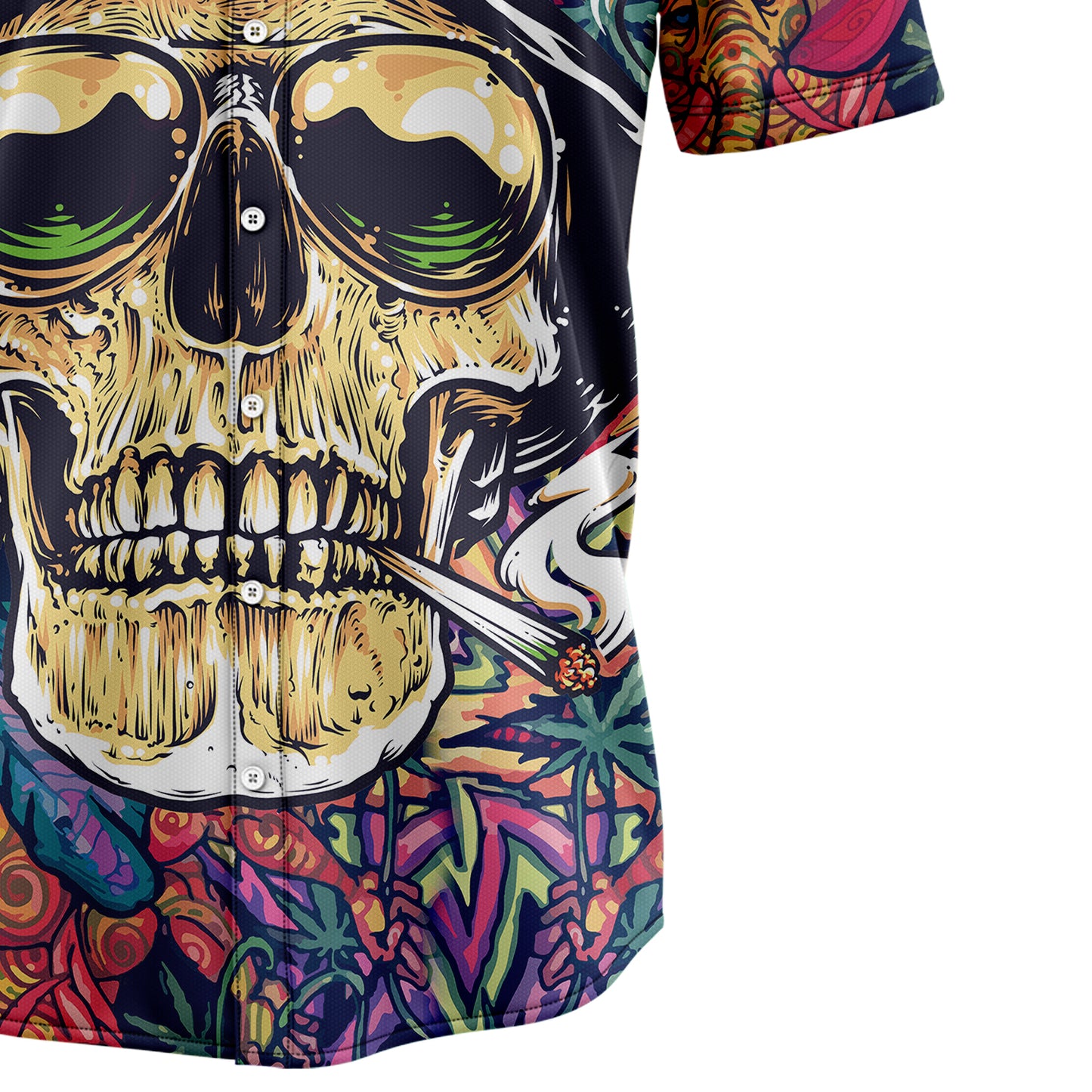Skull Awesome T1307 Hawaiian Shirt