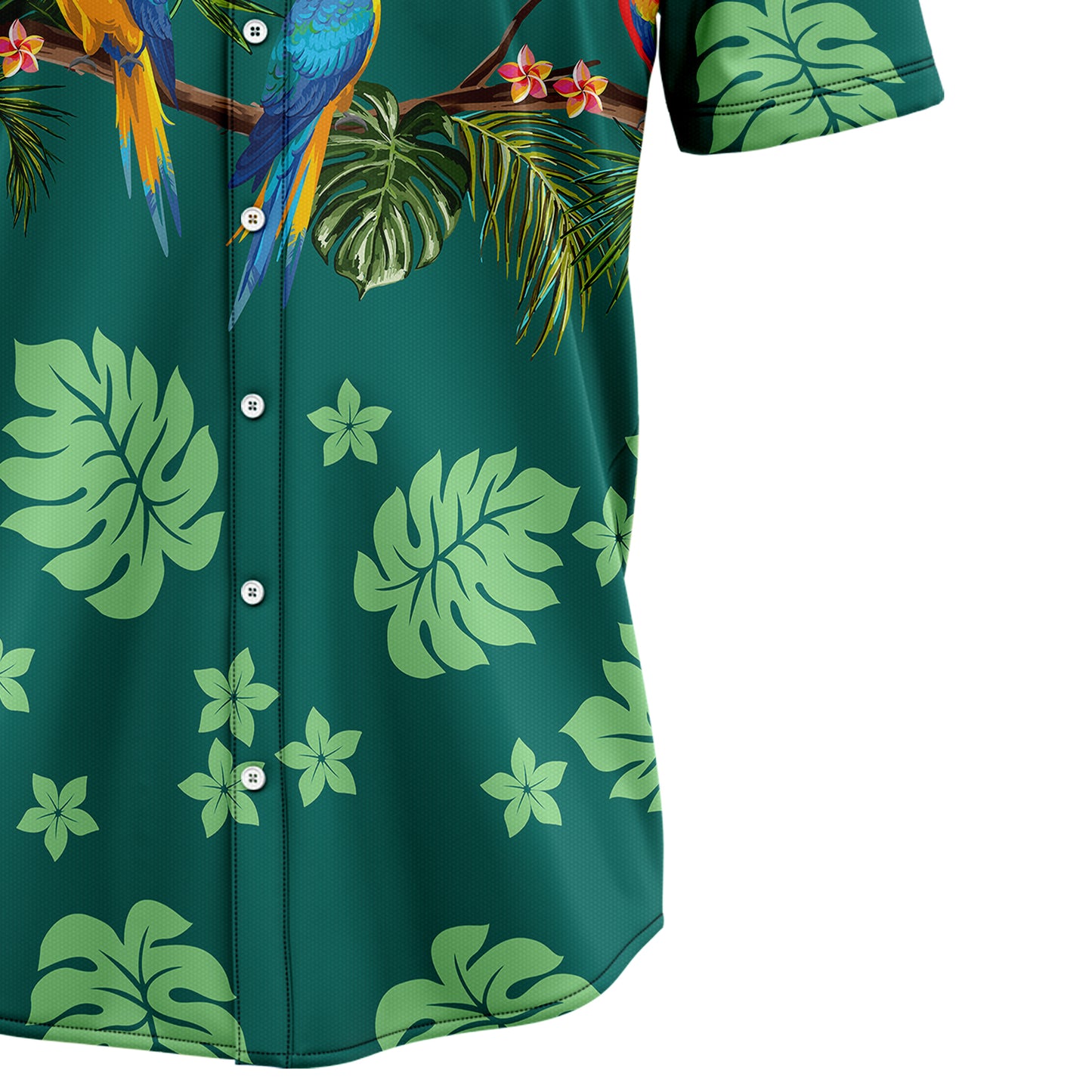 Parrot Forest T1307 Hawaiian Shirt