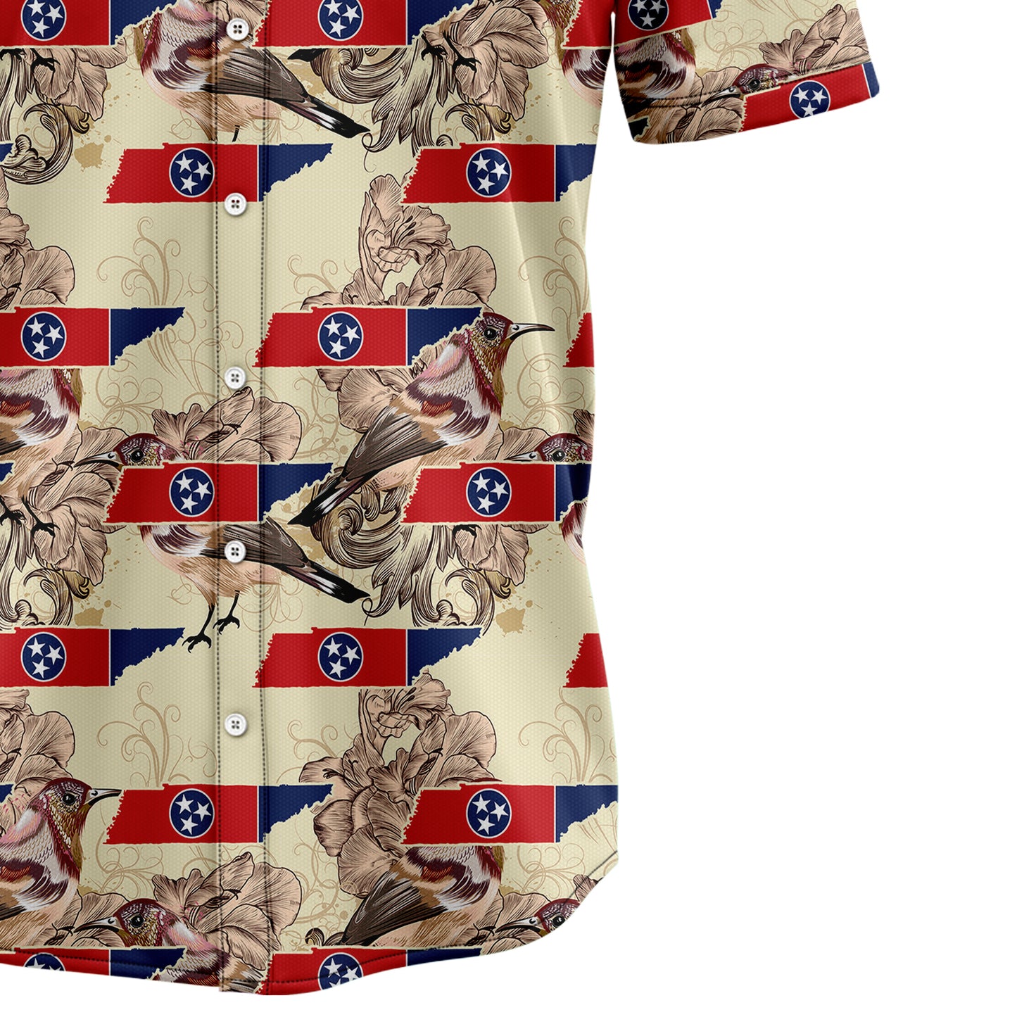 Tennessee Mockingbird H137001 Hawaiian Shirt
