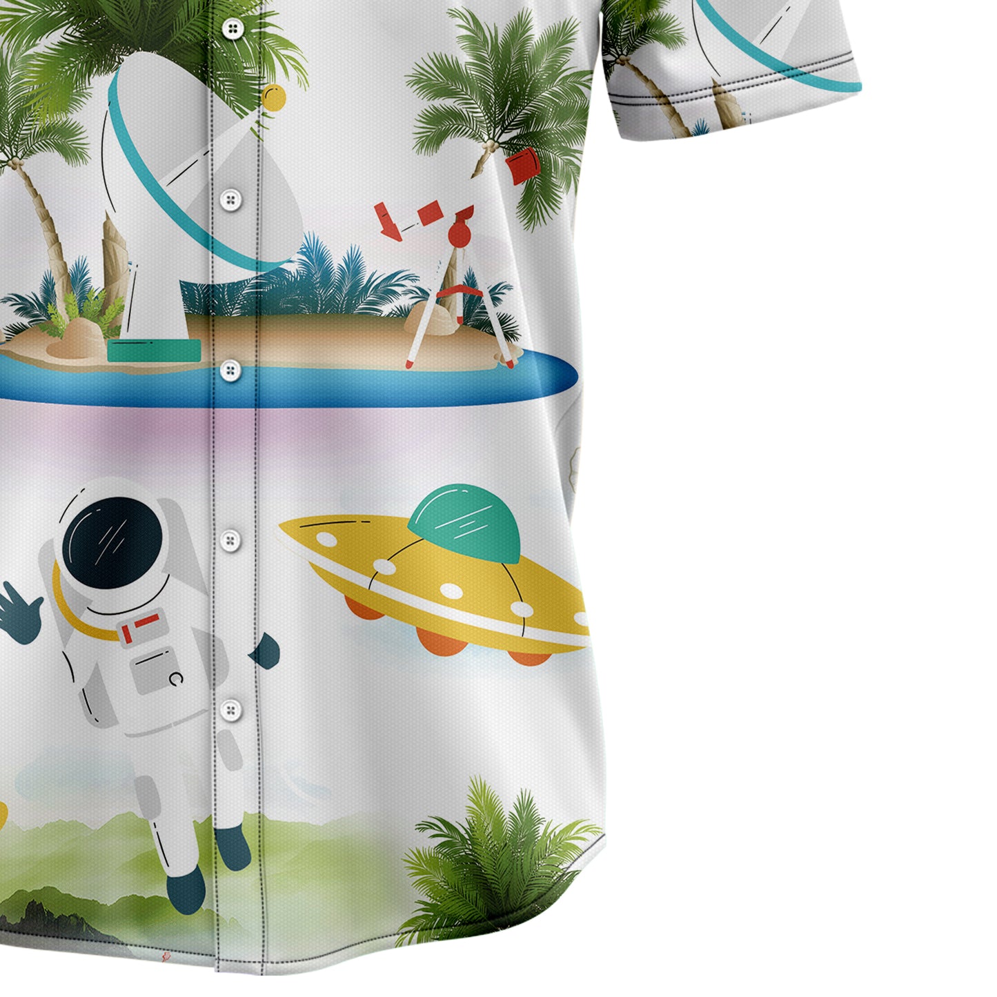 Astronaut On Vacation G5714 Hawaiian Shirt
