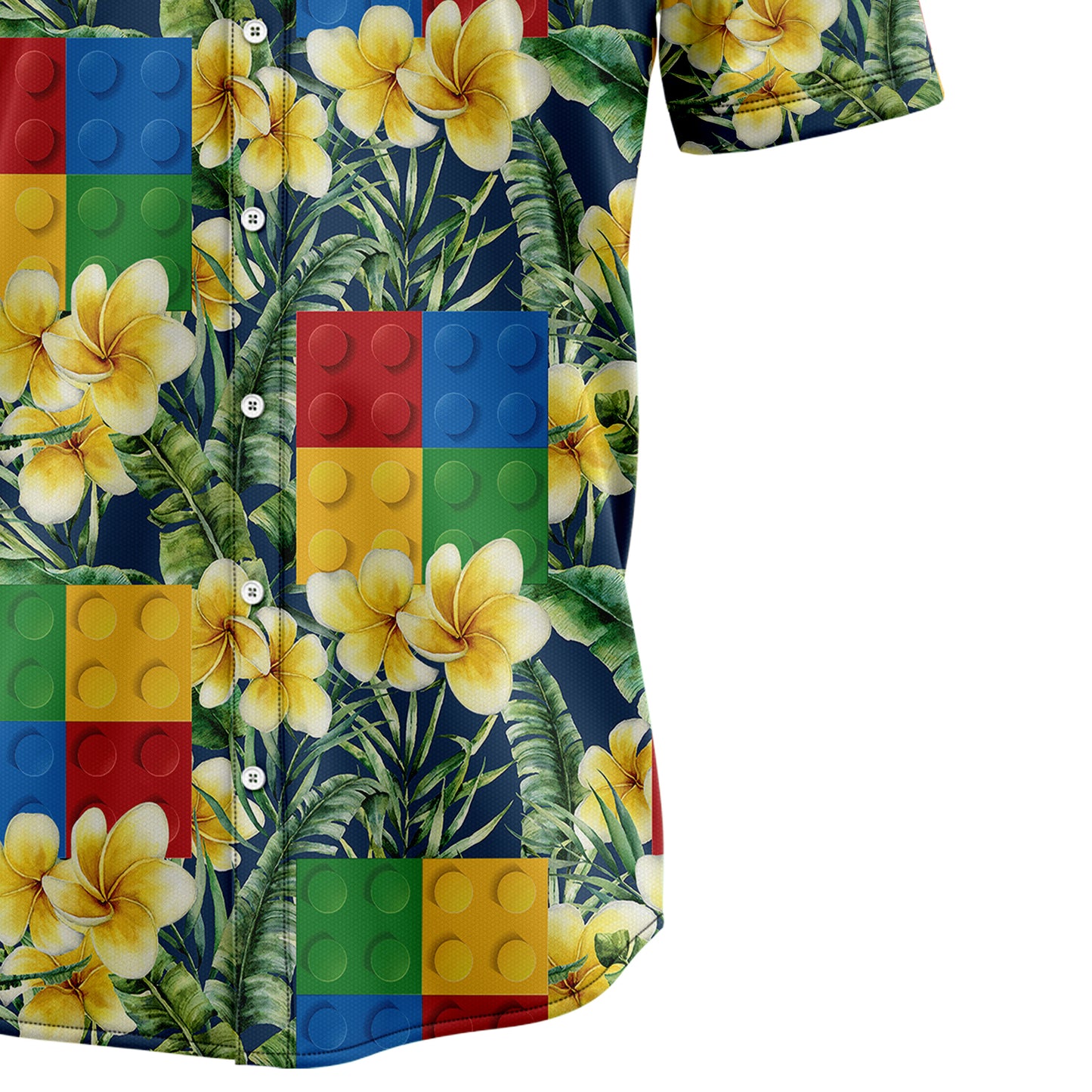 Lego Frangipani D1307 Hawaiian Shirt