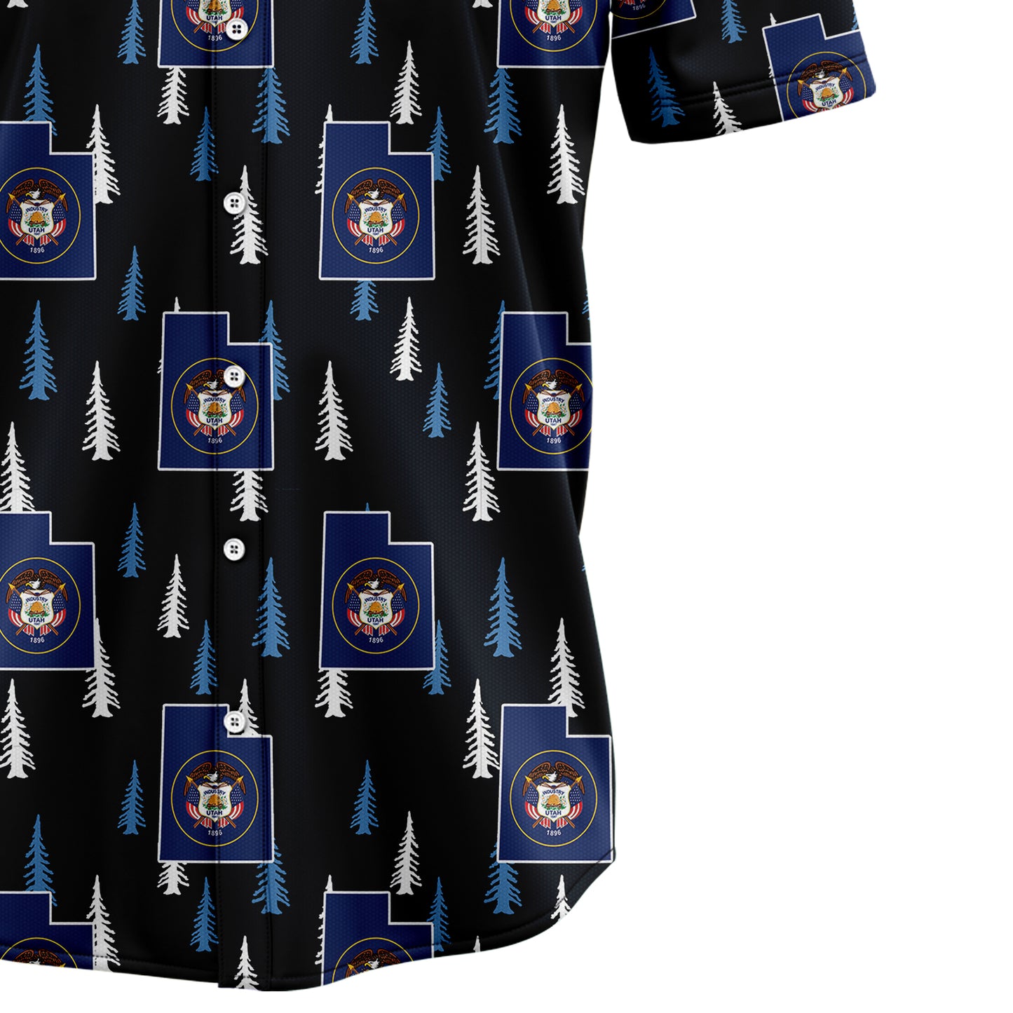 Utah Blue Spruce H137002 Hawaiian Shirt