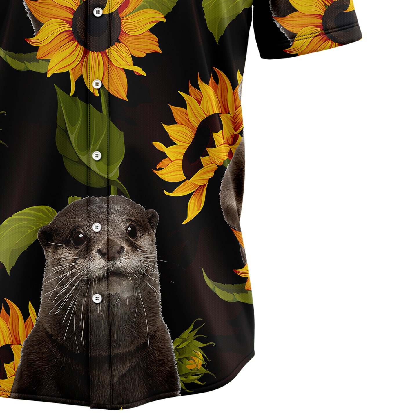 Otter Sunflower T1307 Hawaiian Shirt