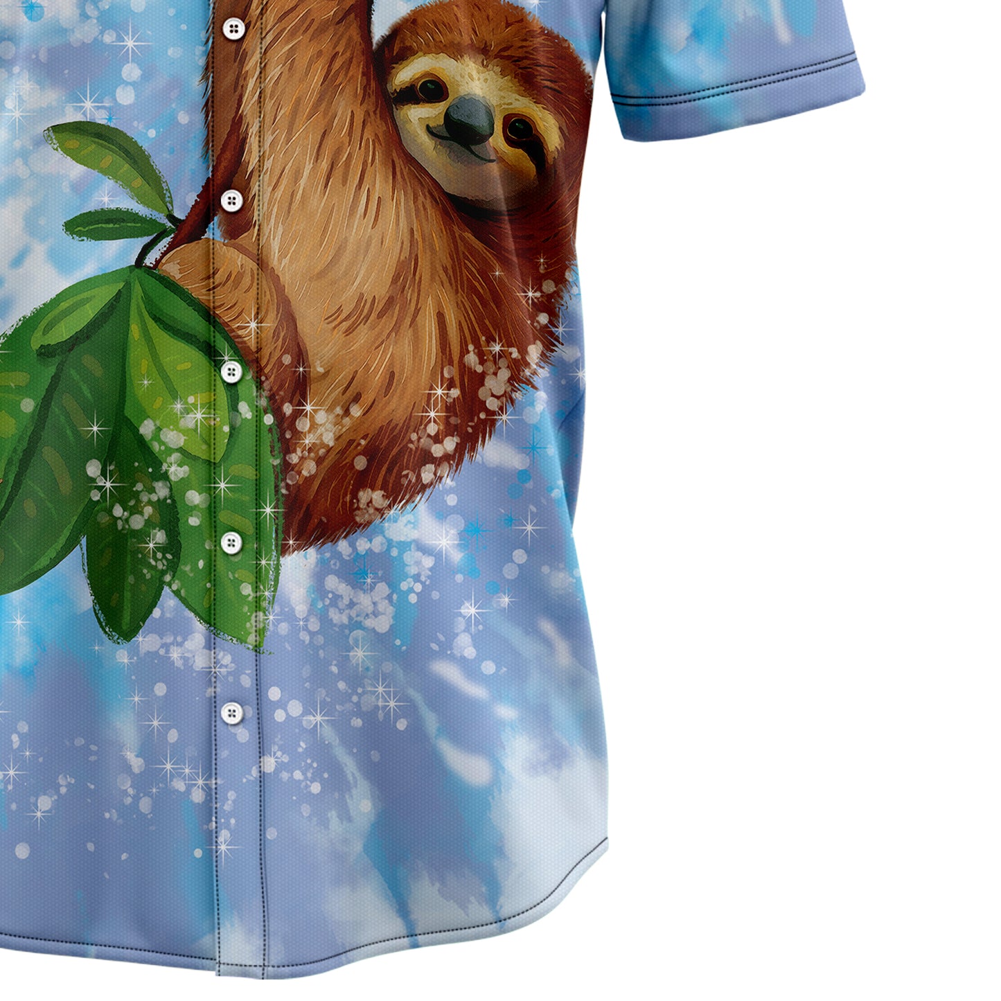 Sloth Tie Dye H97024 Hawaiian Shirt