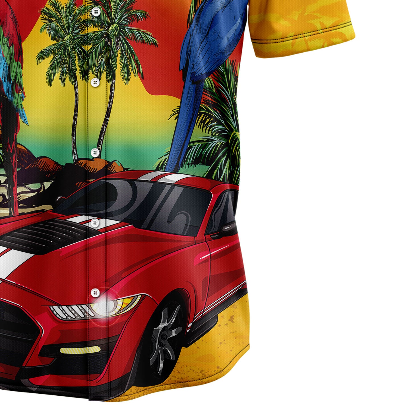 Vintage Mustang H28817 Hawaiian Shirt