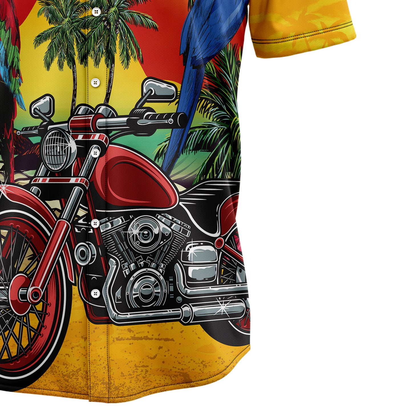 Vintage Motorcycle H28813 Hawaiian Shirt