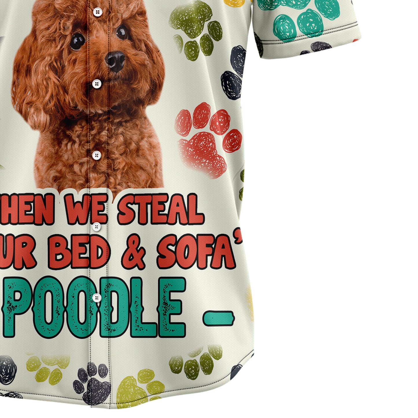 Poodle Steal Your Heart H28807 Hawaiian Shirt