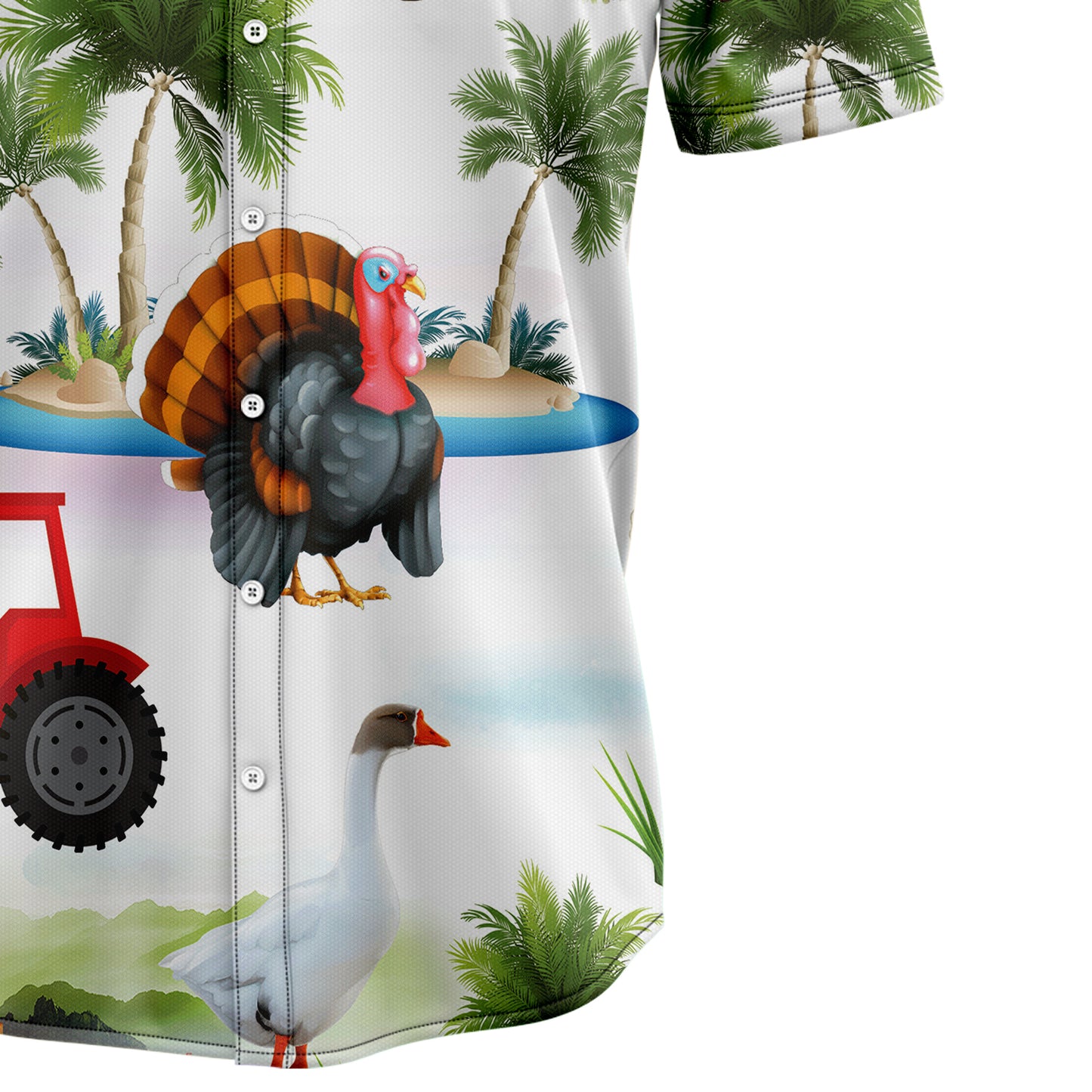 Farmer on Vacation G5713 Hawaiian Shirt