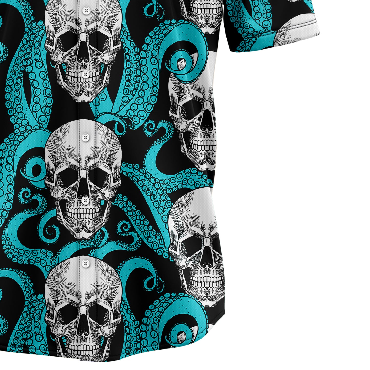 Skull Octopus T1007 Hawaiian Shirt