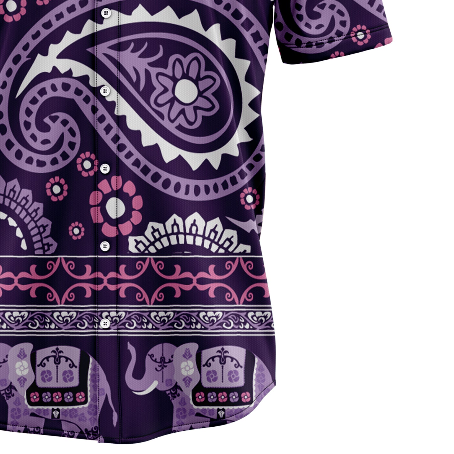 Psychedelic Elephant G5710 Hawaiian Shirt