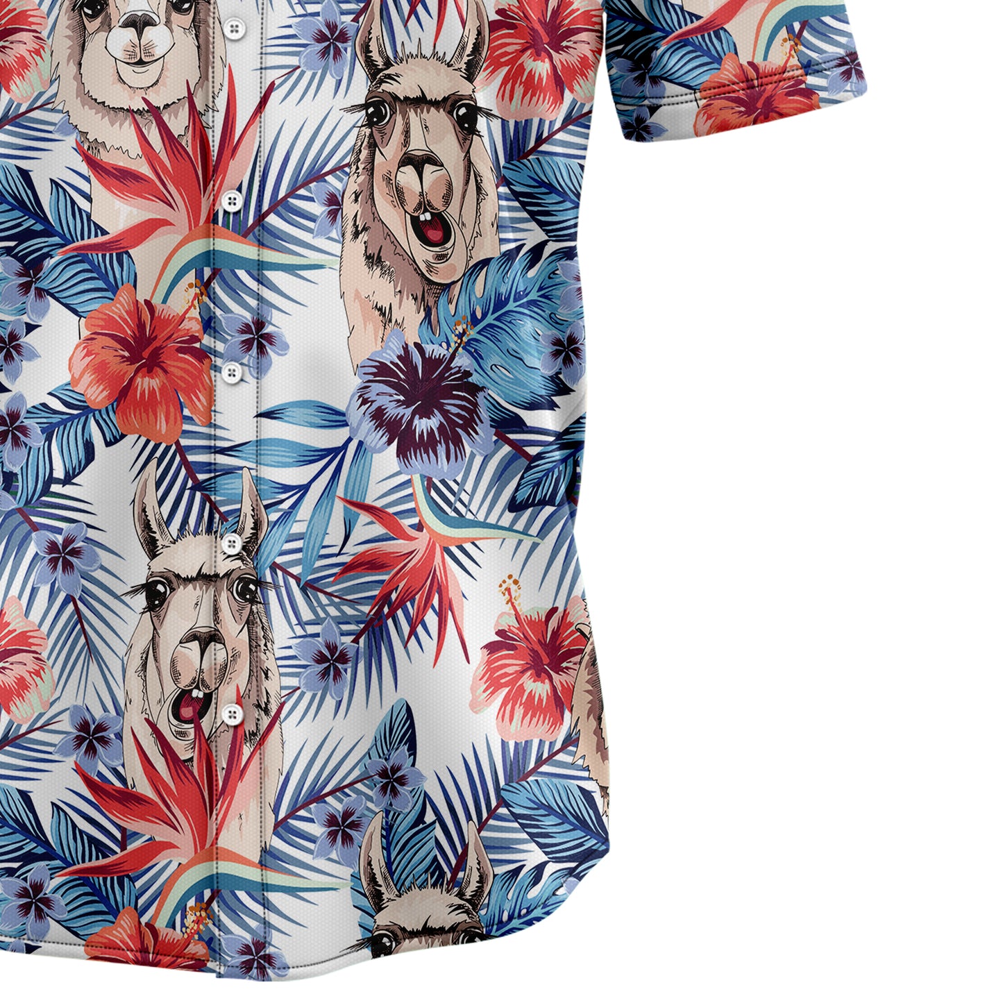 Llama Tropical G5710 Hawaiian Shirt