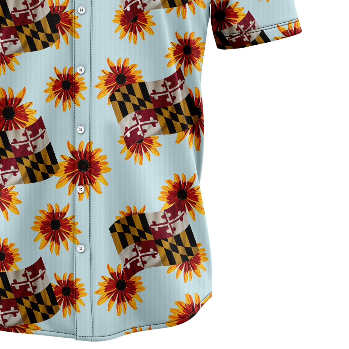 Maryland Black-eyed Susan Flower G5710 Hawaiian Shirt