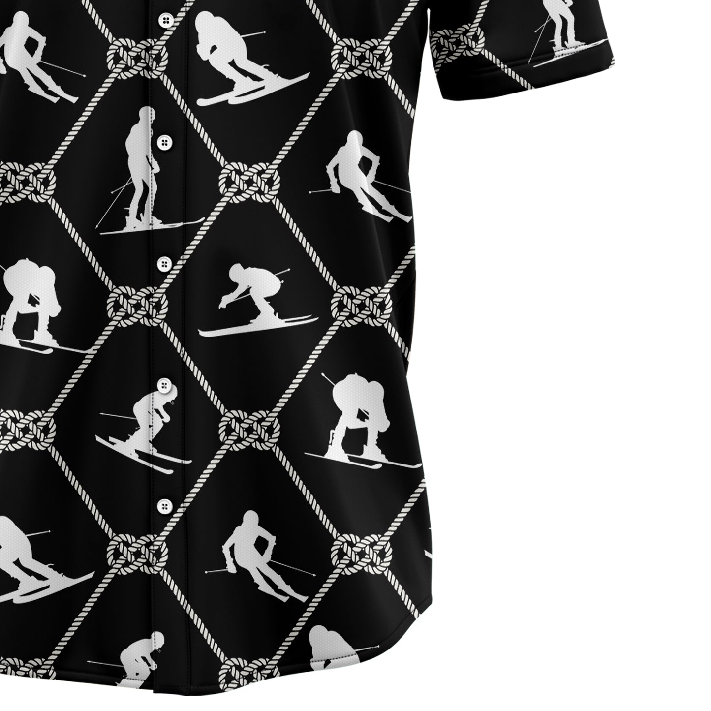 Skiing For Vacation G5710 Hawaiian Shirt