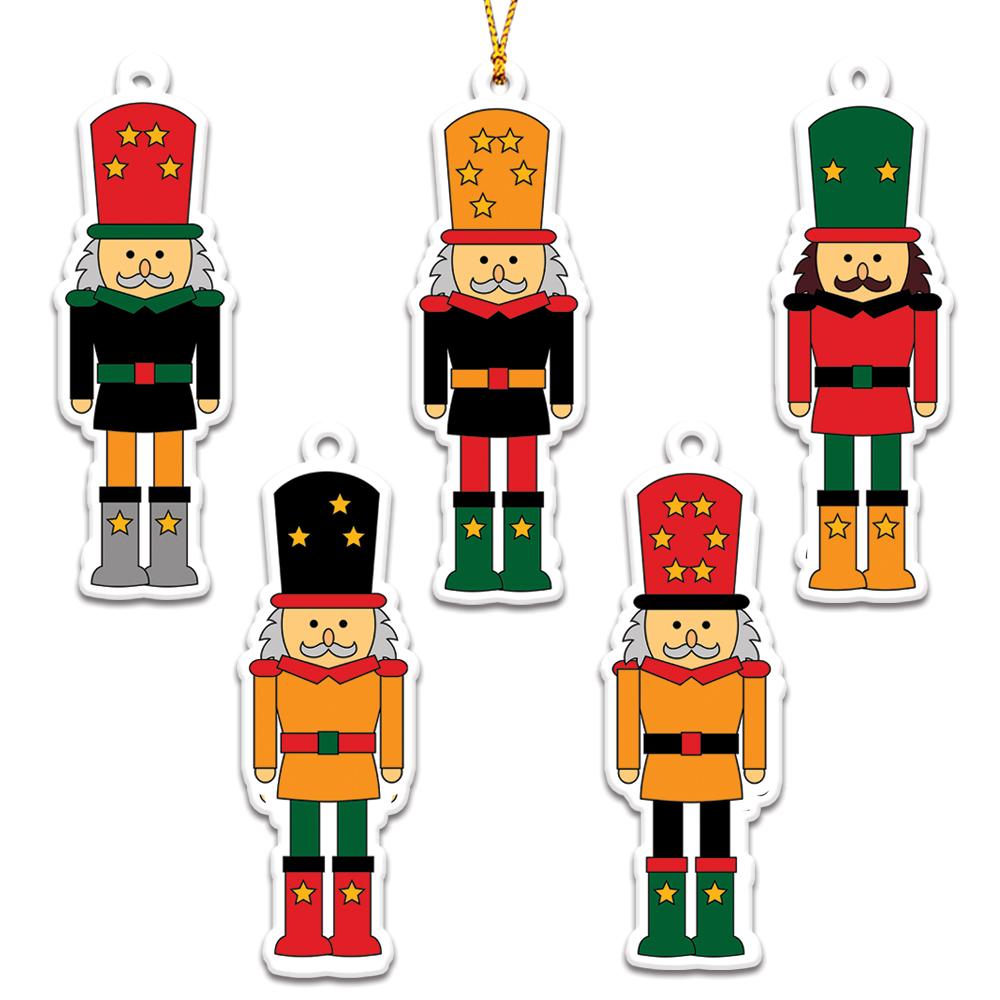 Christmas Nutcrackers Personalizedwitch Christmas Ornaments Set