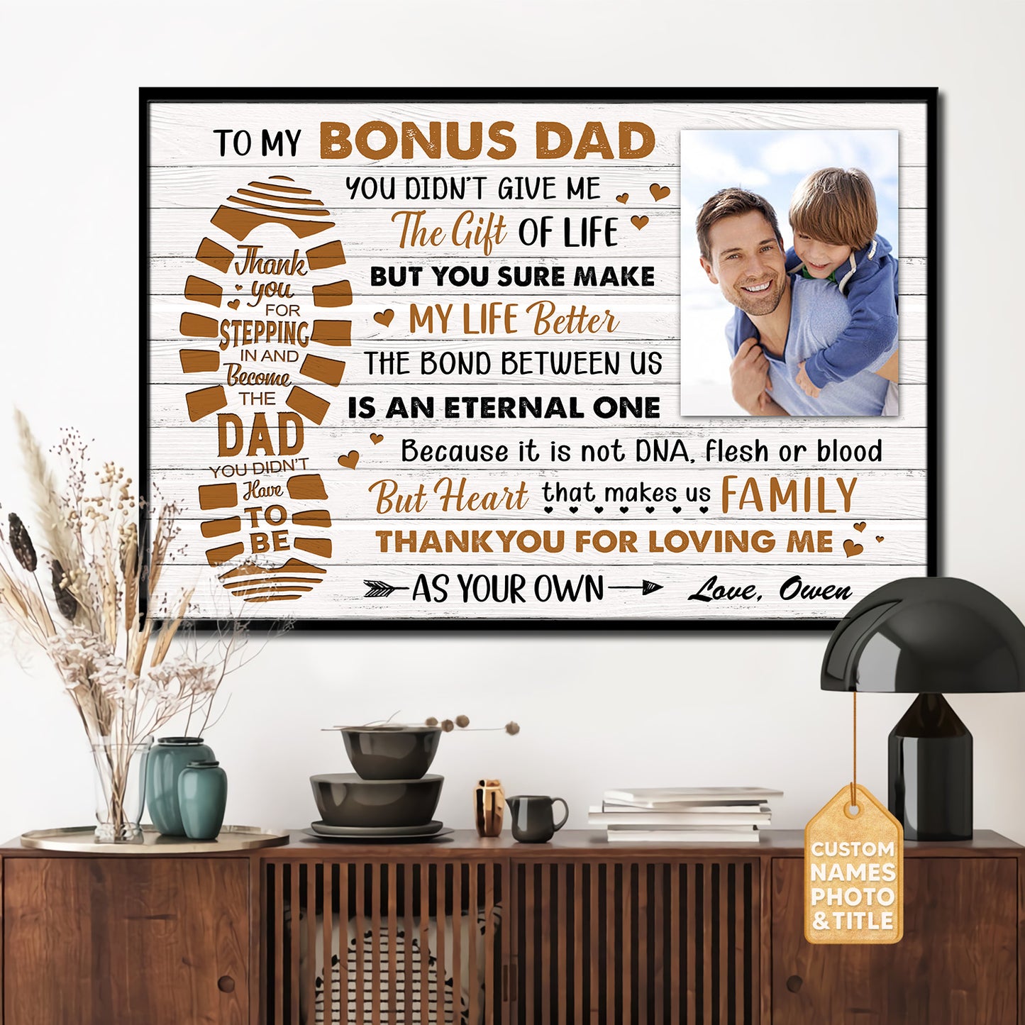 You Didn't Give Me The Gift Of Life Custom Image Poster