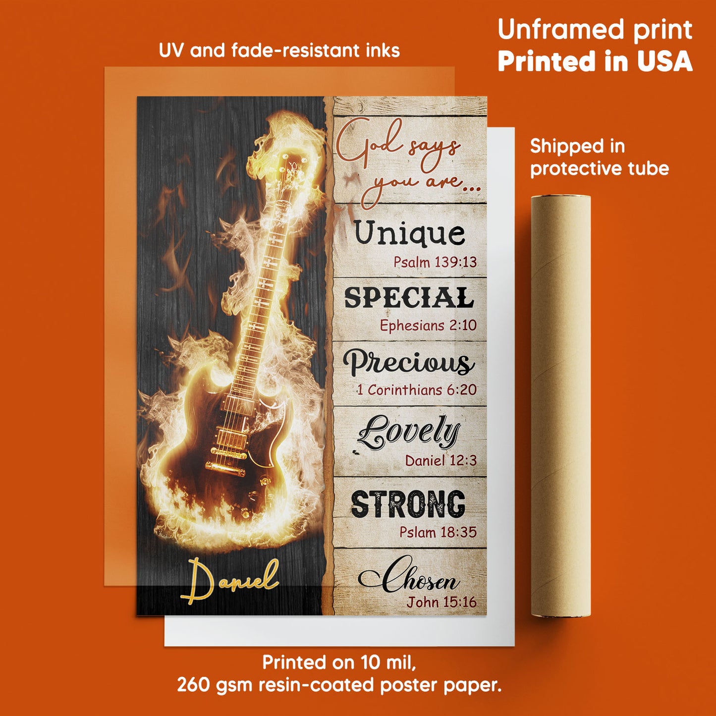 Custom Name God Says You Are Personalizedwitch Vertical Poster