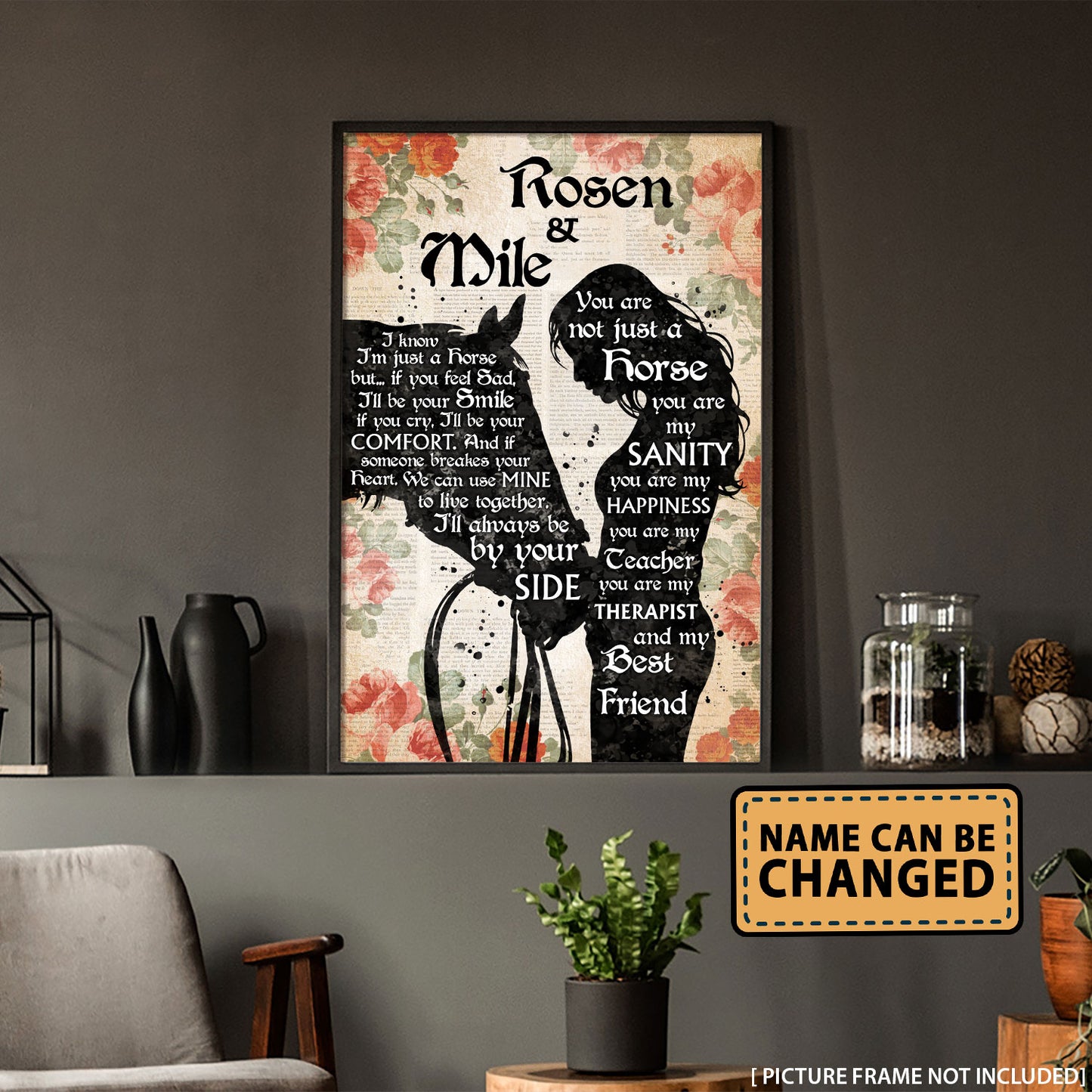 Horse You Are Not Just A Horse - Personalizedwitch Poster For Horse Lovers