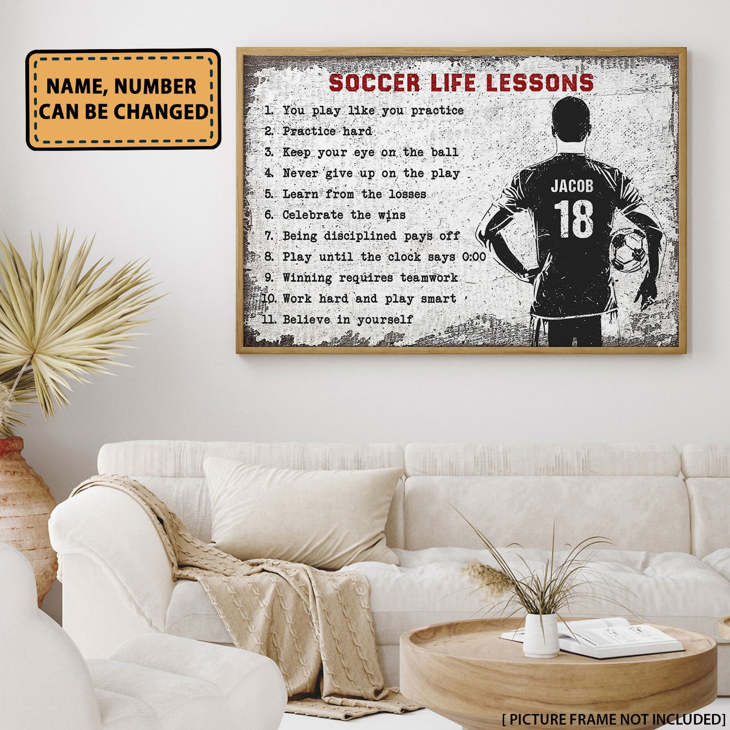 Soccer Life Lessons 2 - Personalizedwitch Poster For Soccer Lovers