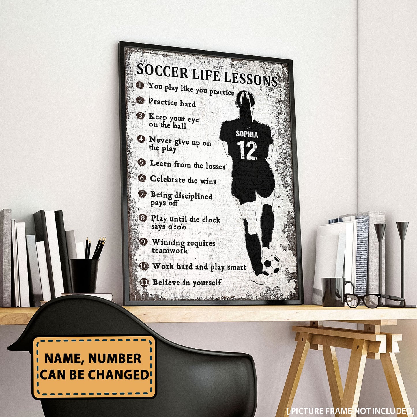 Soccer Life Lessons - Personalizedwitch Poster For Soccer Lovers