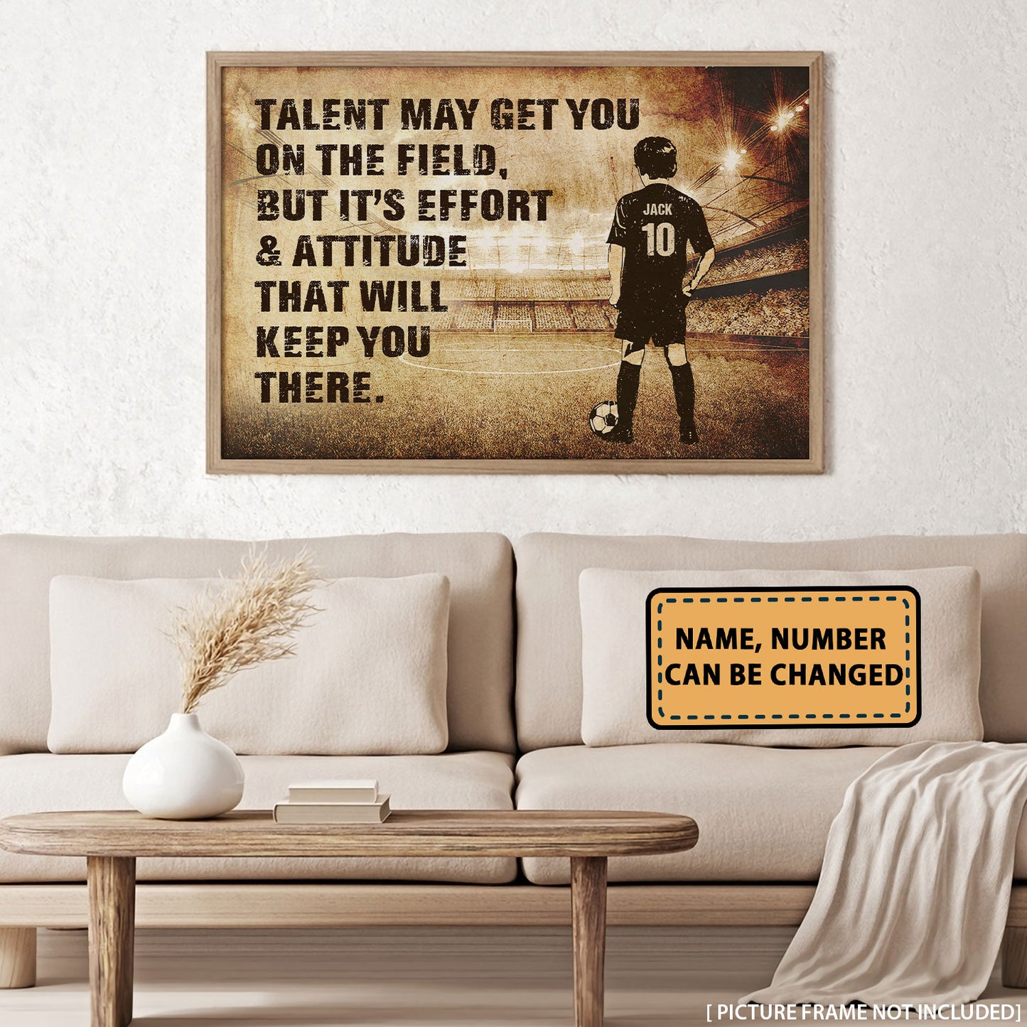 Soccer Talent May Get You On The Field Personalizedwitch Poster