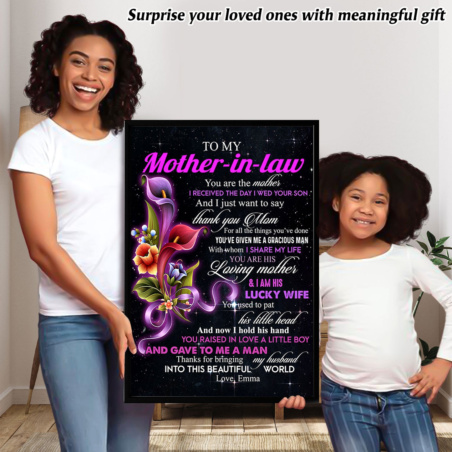 You Are The Mother Gifts For Mother In Law Personalized Poster
