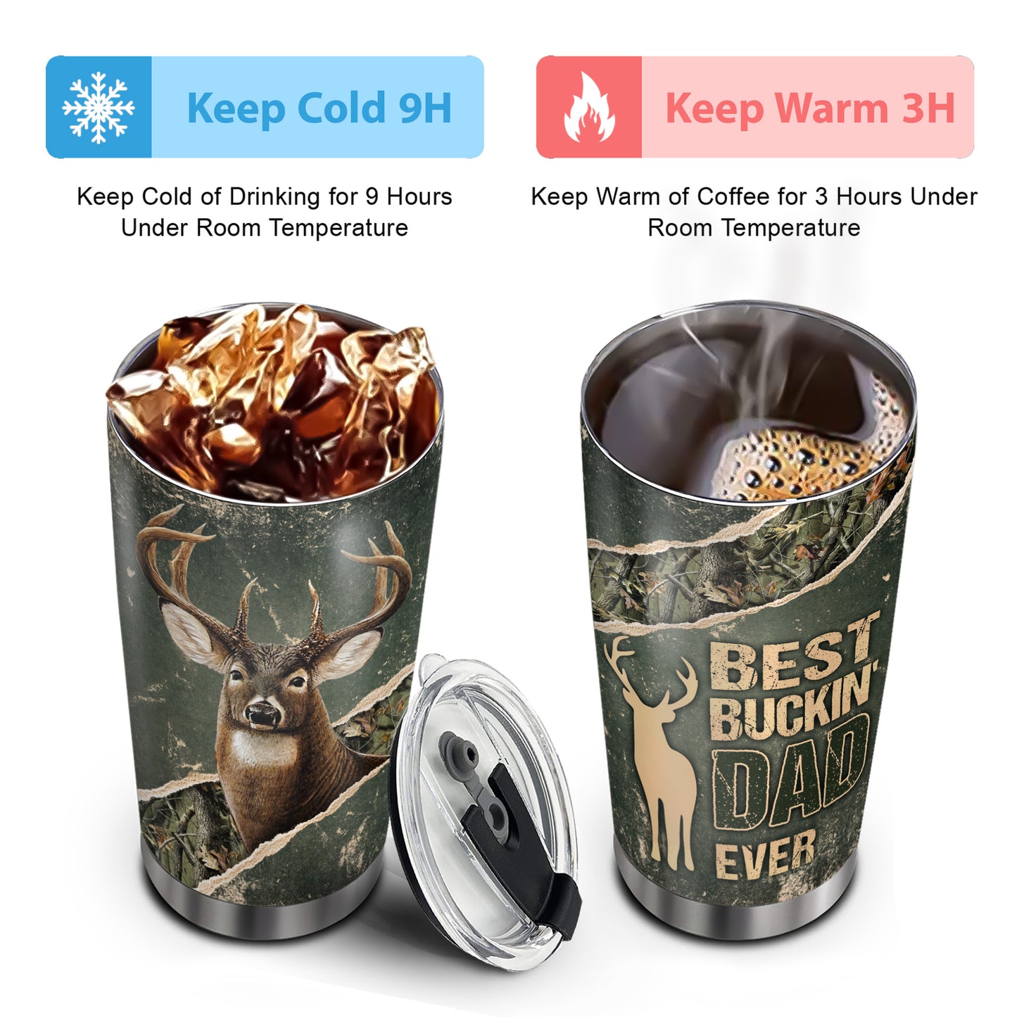 Hunting Best Buckin' Dad Ever 20Oz Tumbler